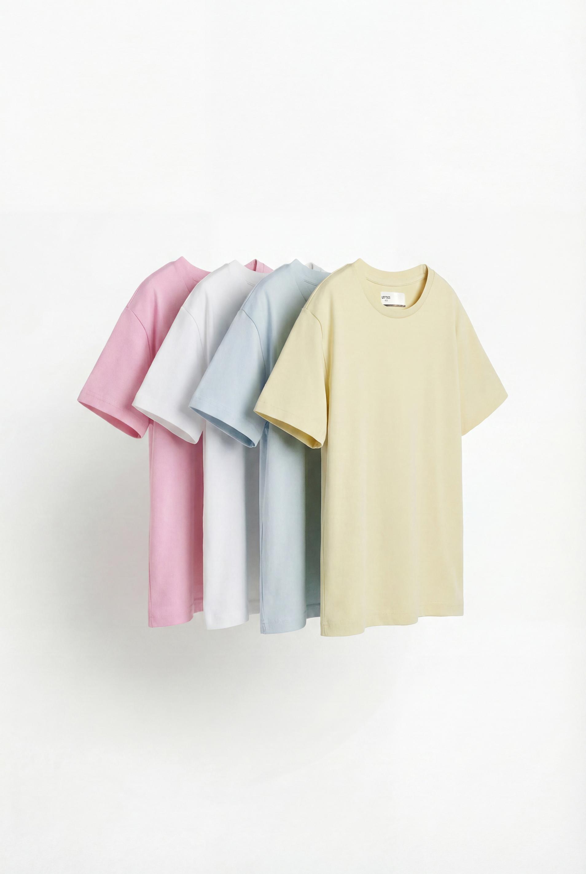 4-pack of plain T-shirts