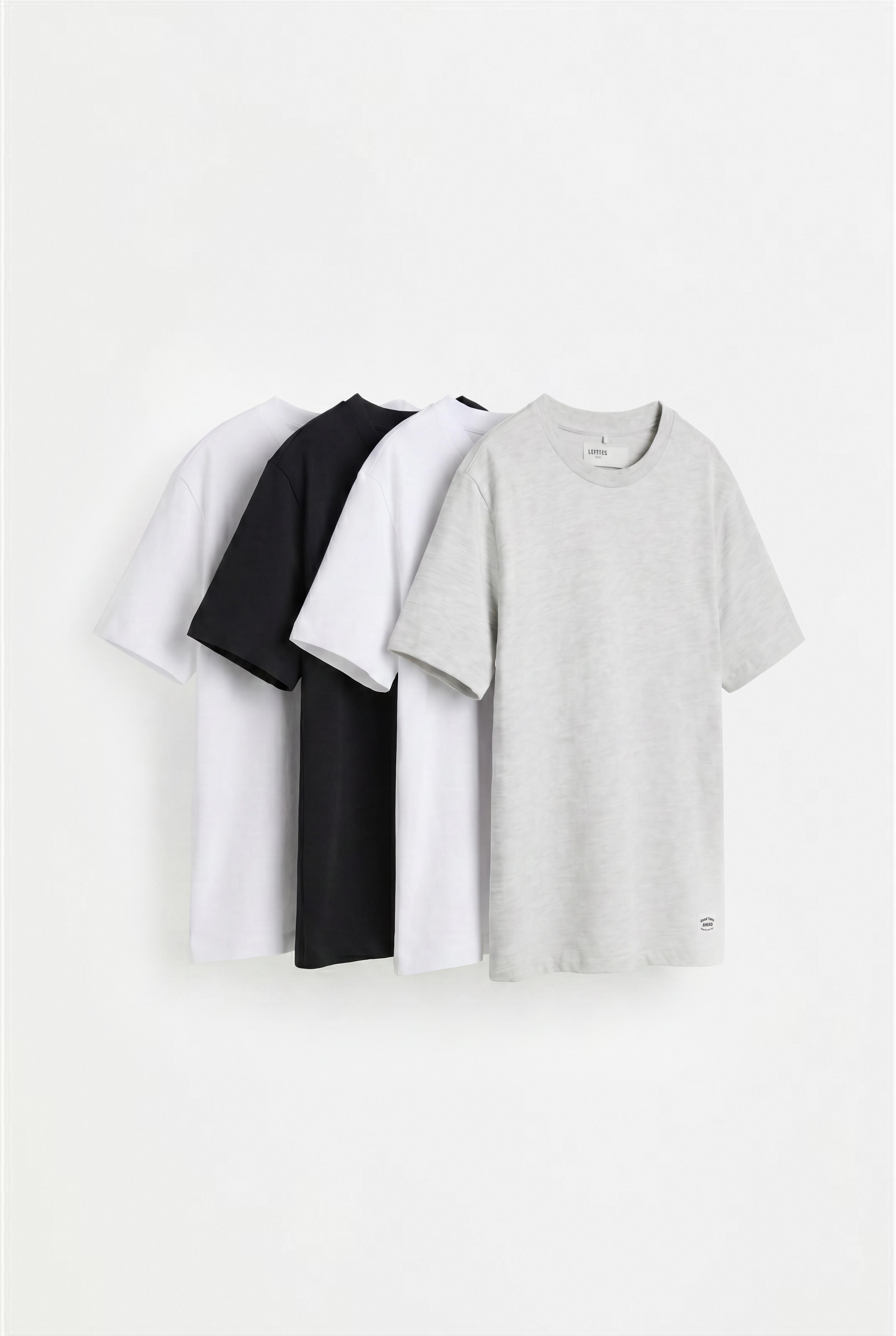 4-pack of plain T-shirts