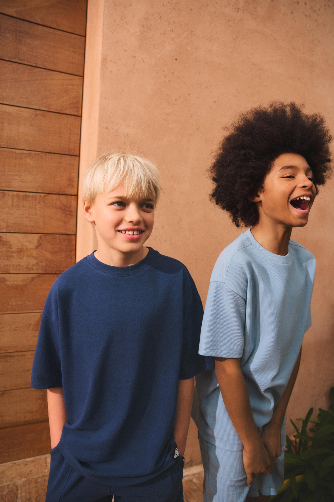 Ottoman T-shirt - FADED PETROL BLUE / 11-12 years