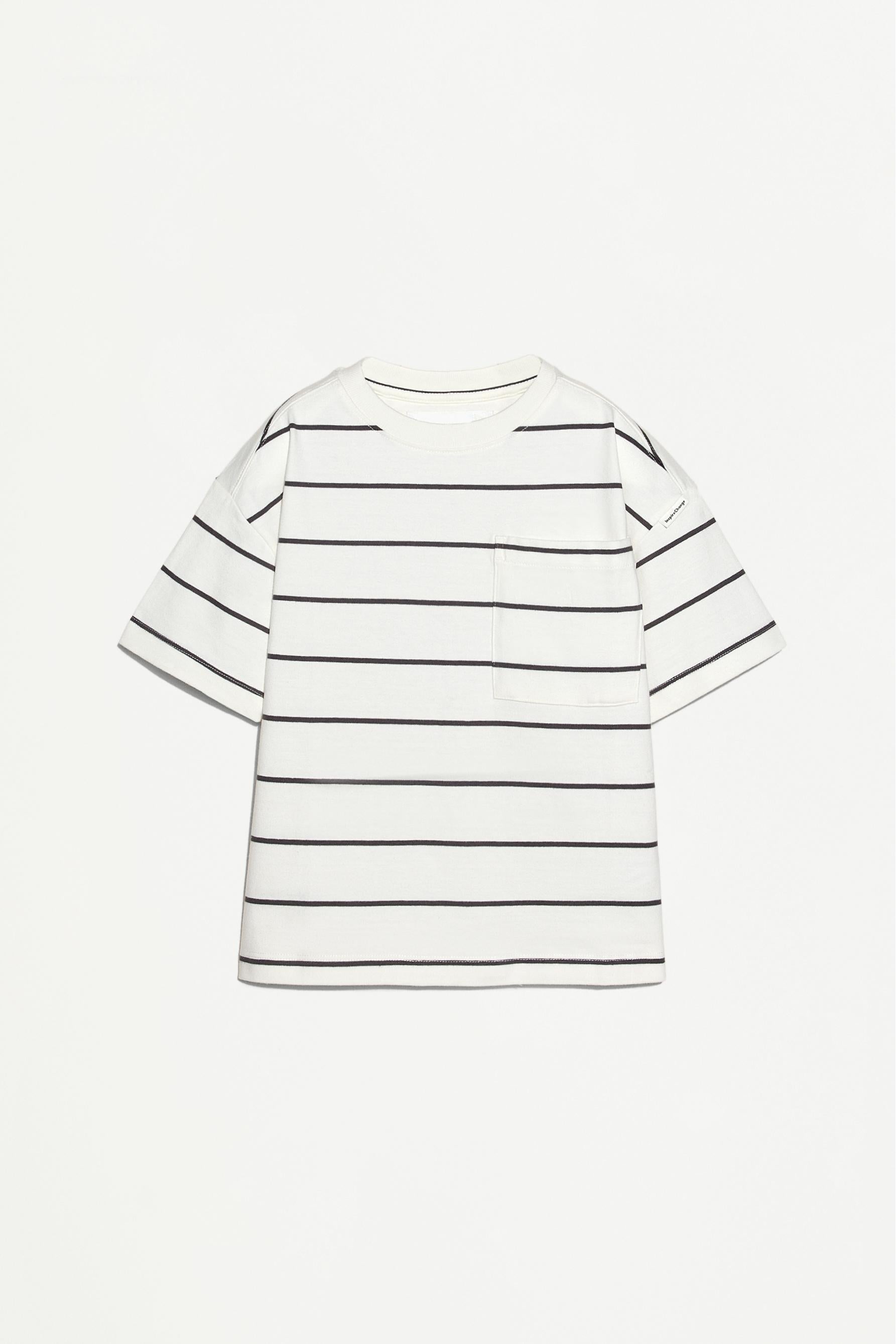 Striped heavy jersey T-shirt