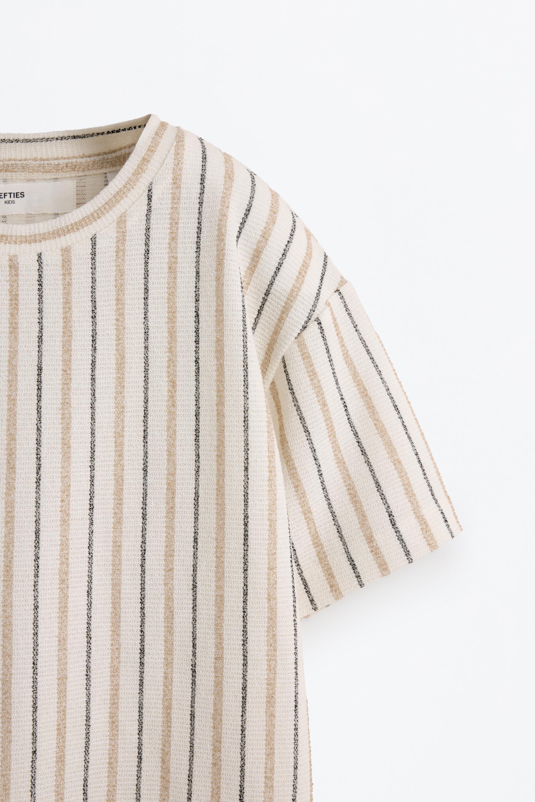 Striped rustic T-shirt