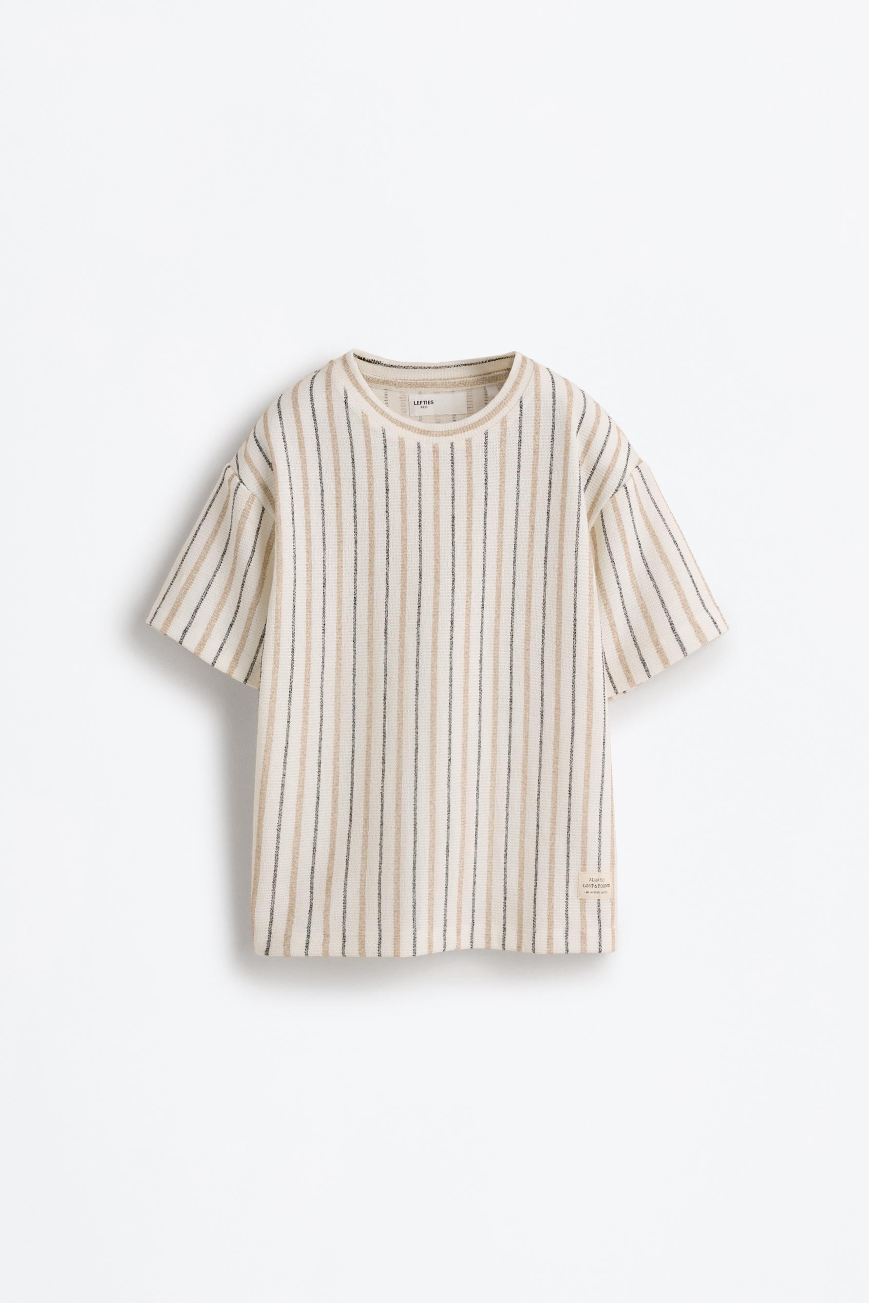 Striped rustic T-shirt