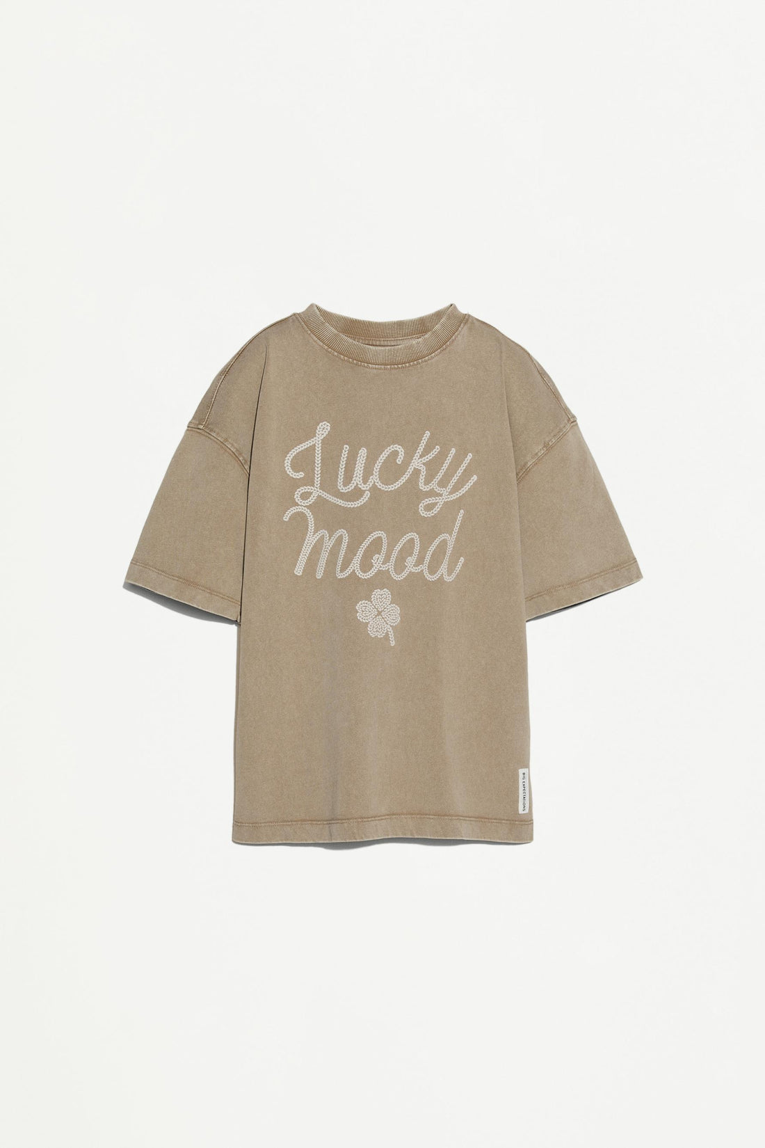 Faded effect printed T-shirt - MINK / 11-12 years