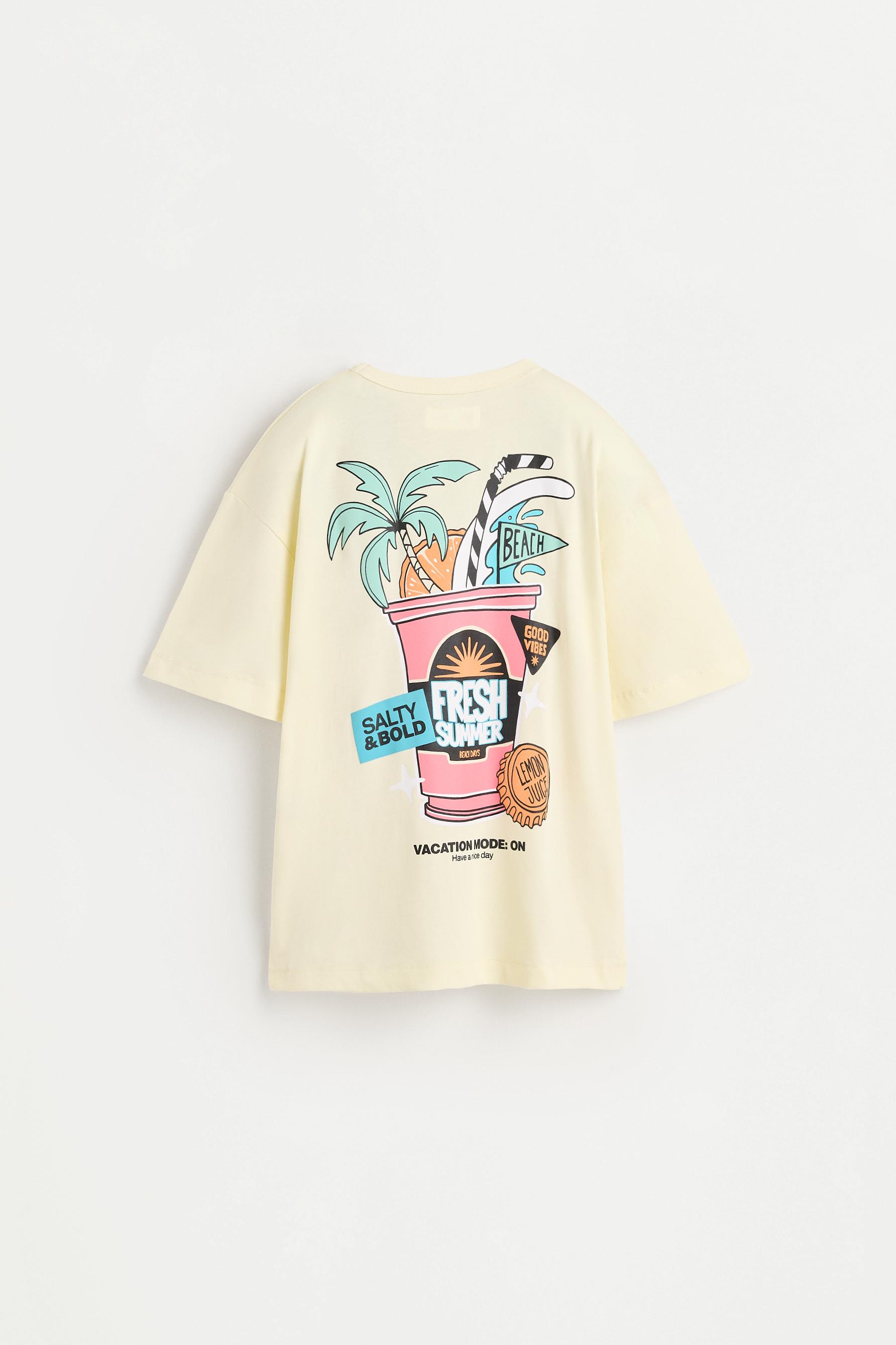 T-shirt with back print