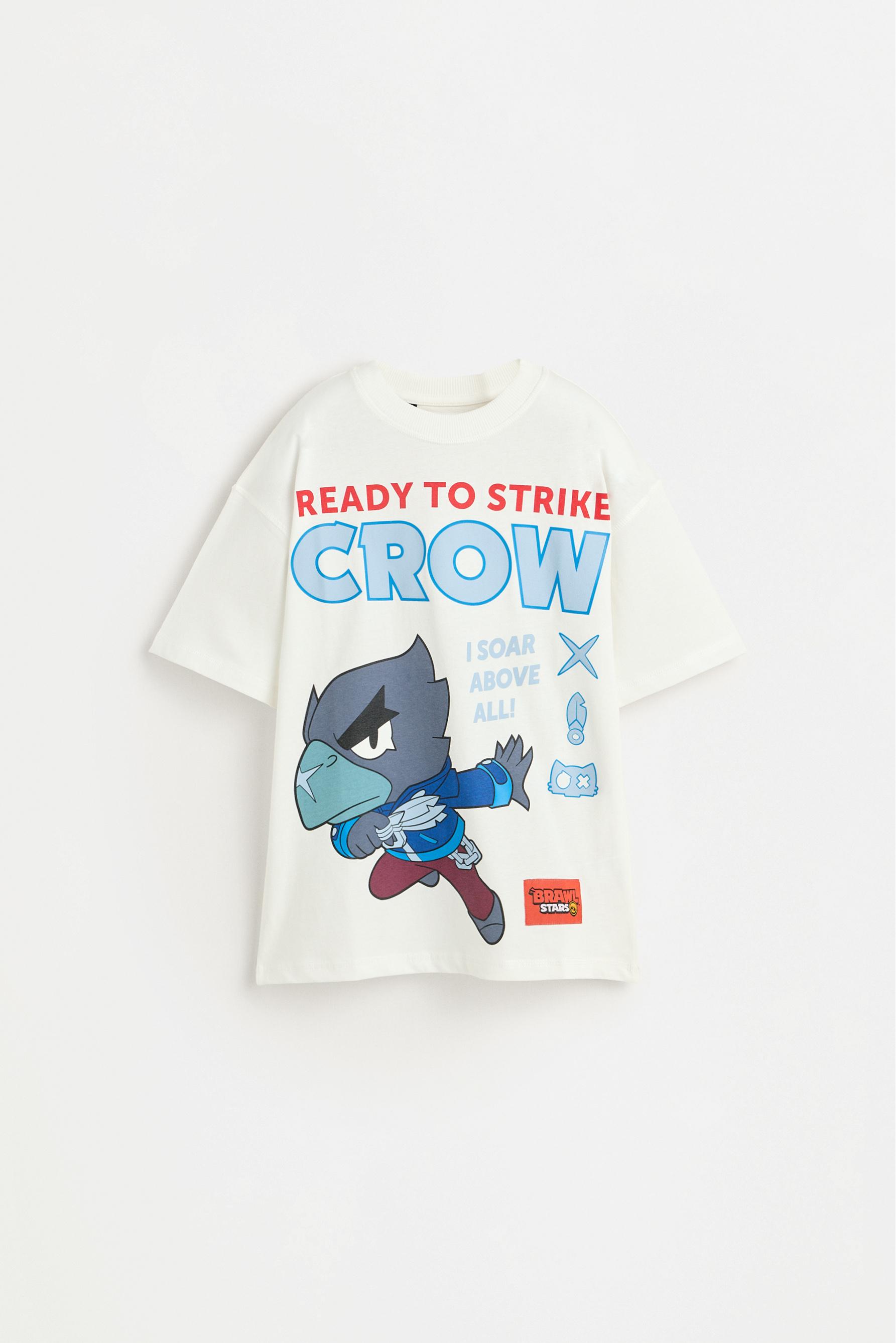 Crow Brawl Stars ©Supercell Oy T-shirt - WHITE / 11-12 years