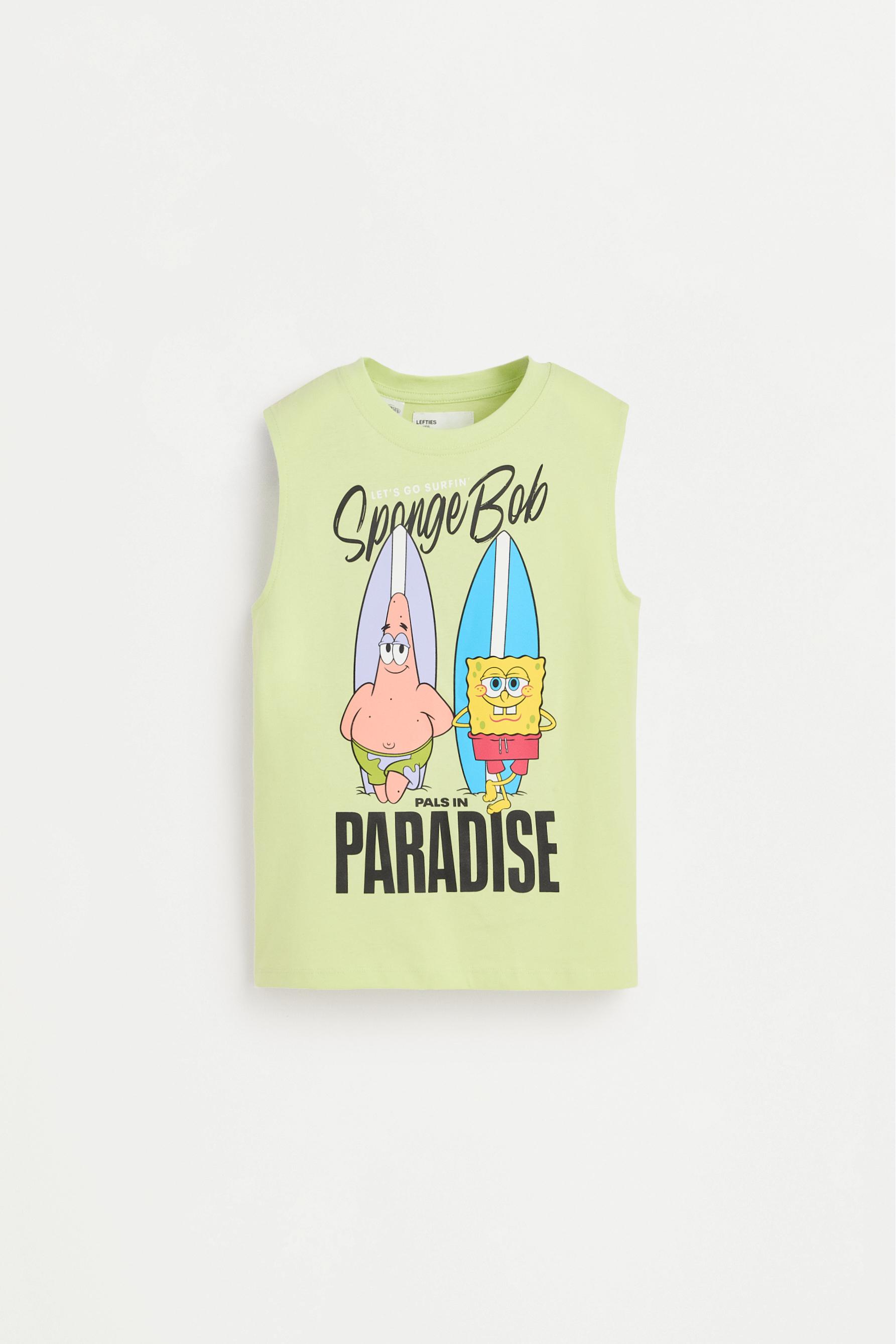 SpongeBob Nickelodeon™ Sleeveless T-shirt - DARK GREEN / 11-12 years