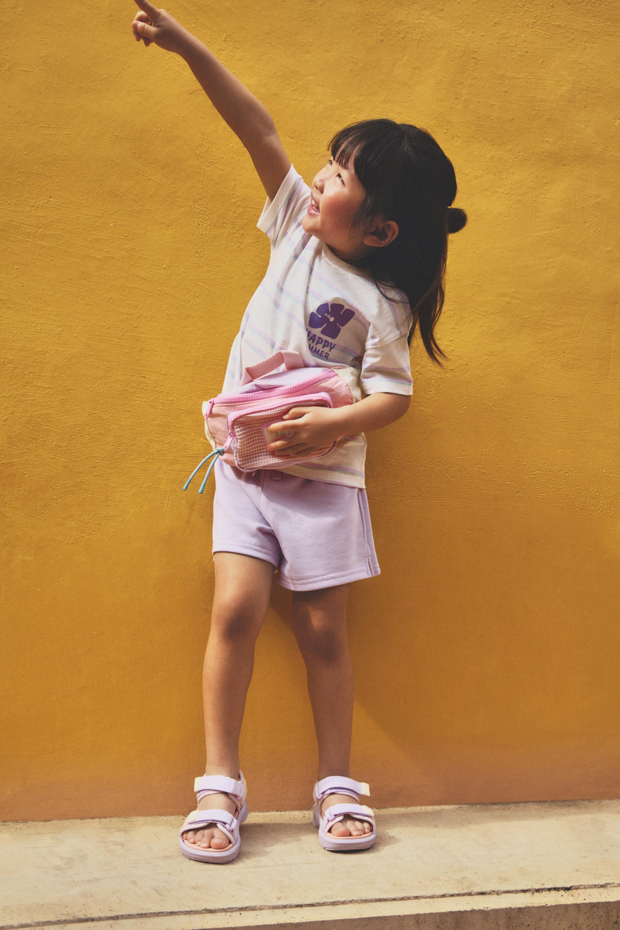2-pack of plain shorts - LILAC / 12-18 months
