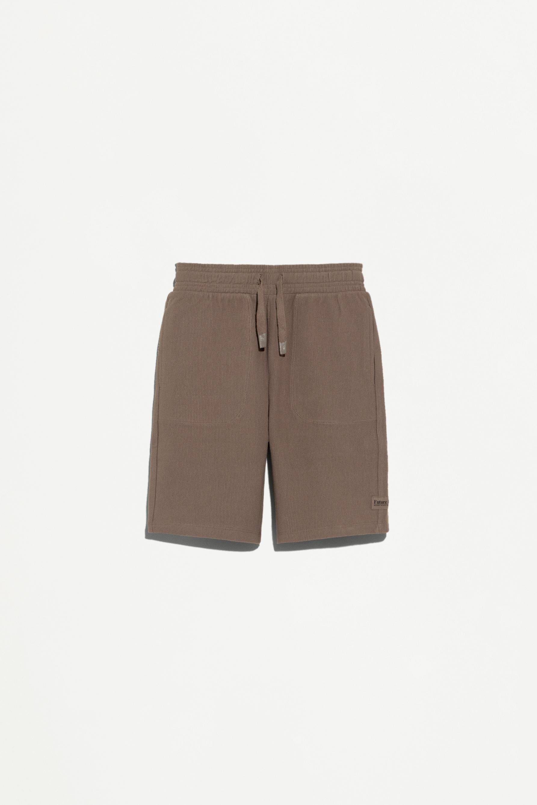 Ottoman Bermuda shorts - PALE BROWN / 11-12 years