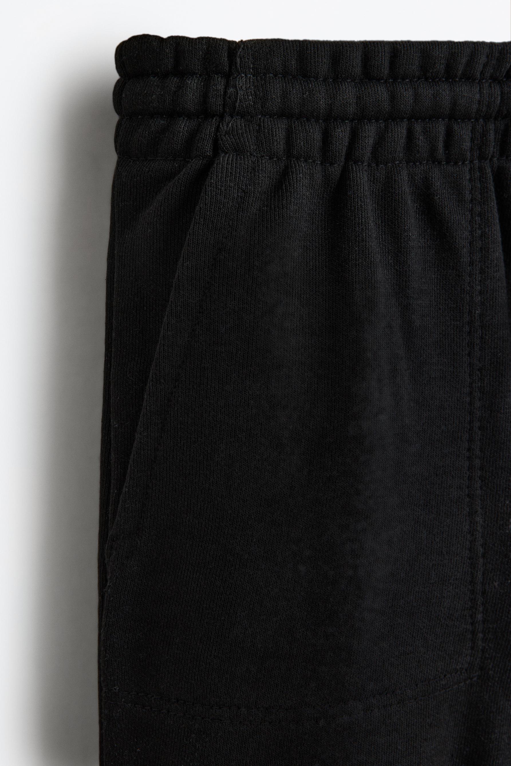 Basic plush Bermuda shorts