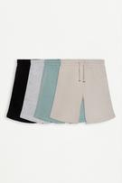 Pack of 4 plush Bermuda shorts