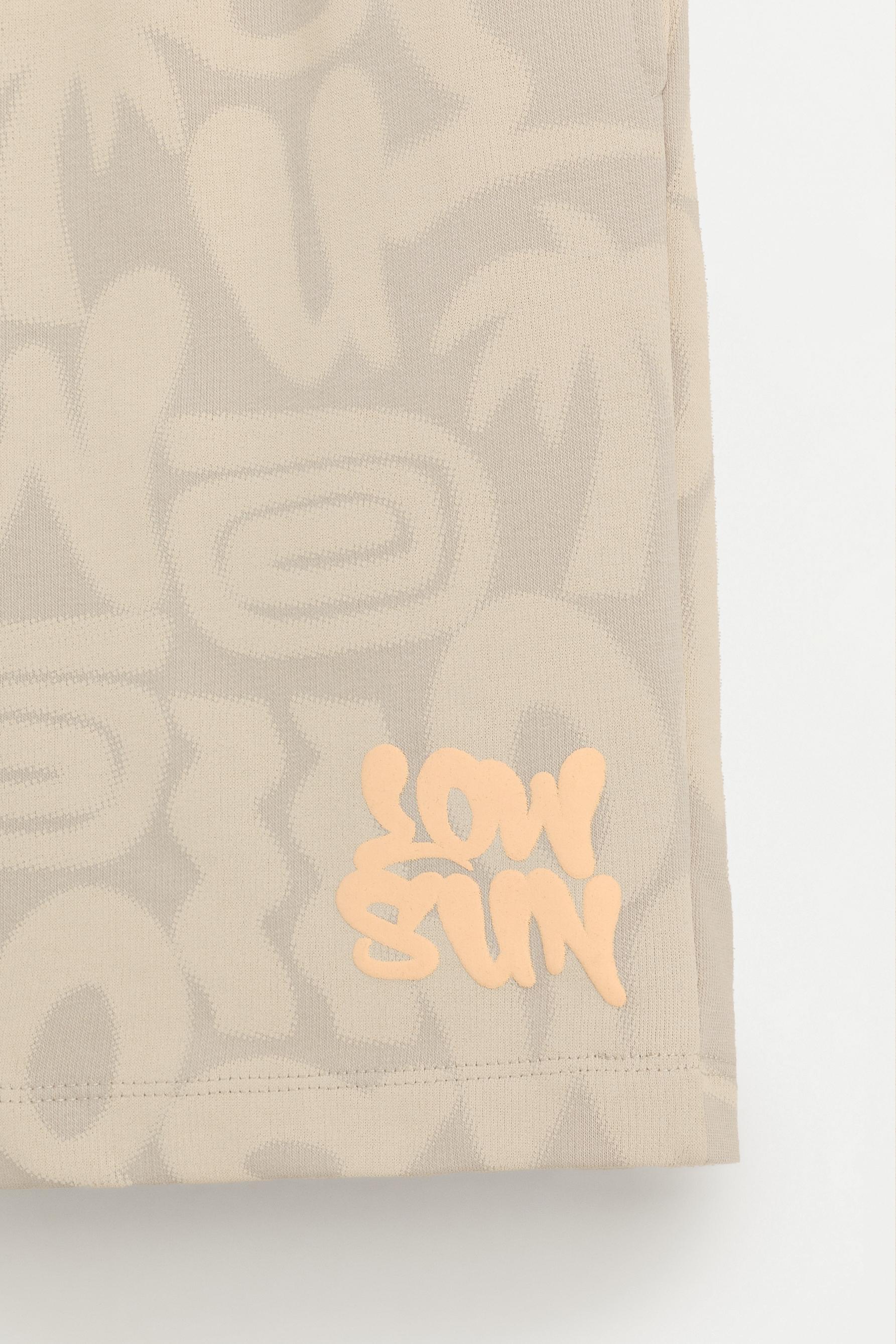 Graffiti print Bermuda shorts
