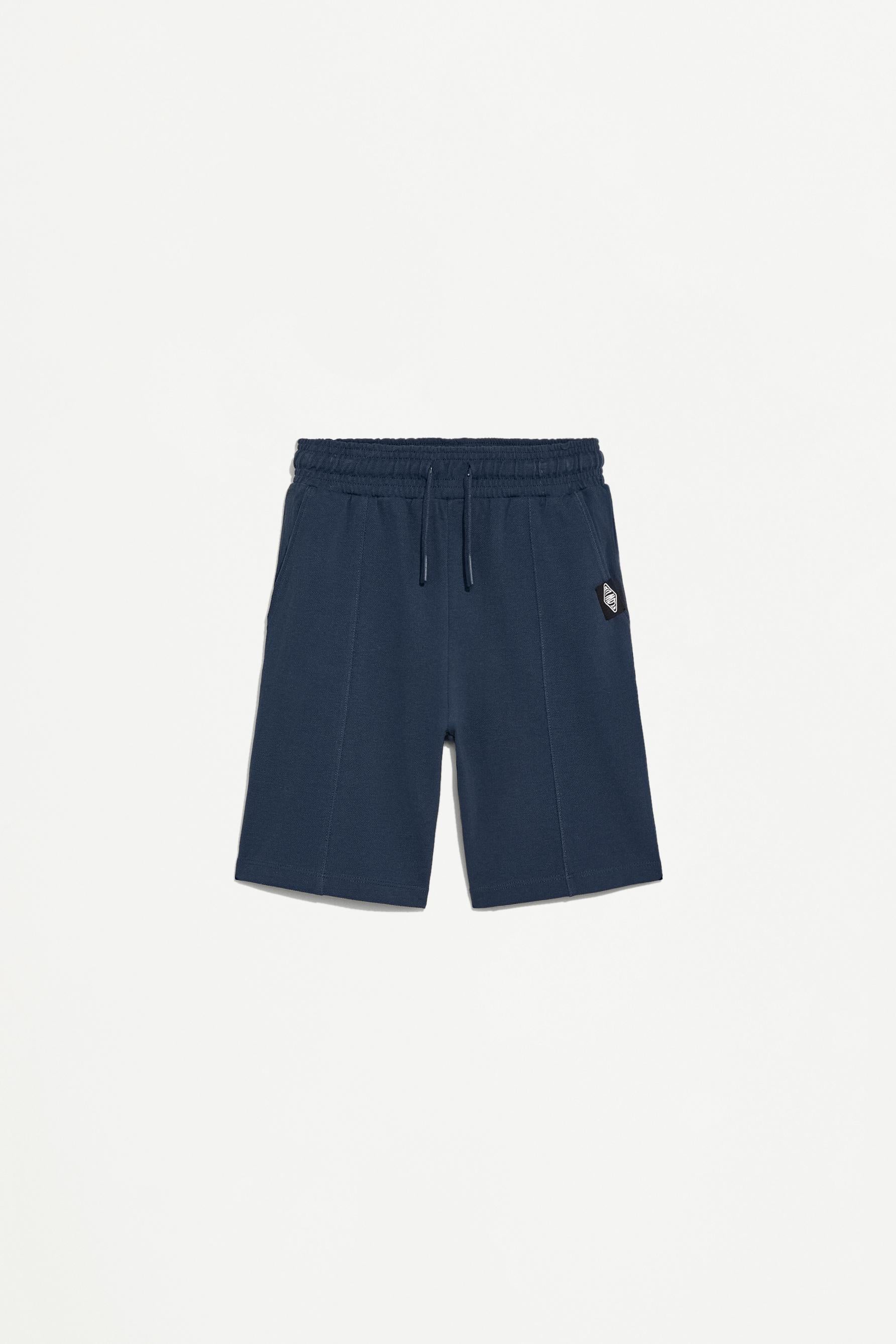 Piqué T-shirt and Bermuda shorts set