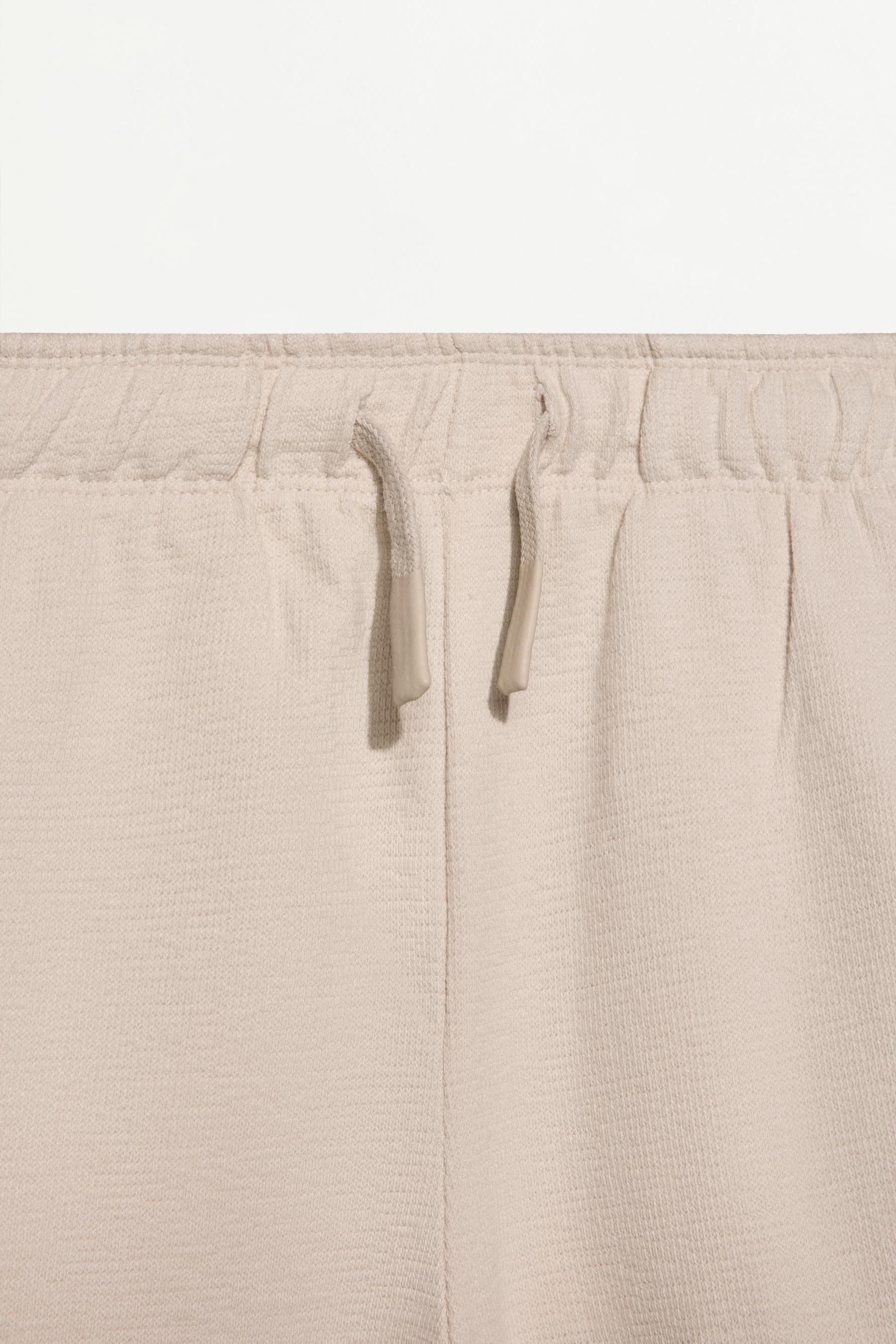 Bias cut Bermuda shorts