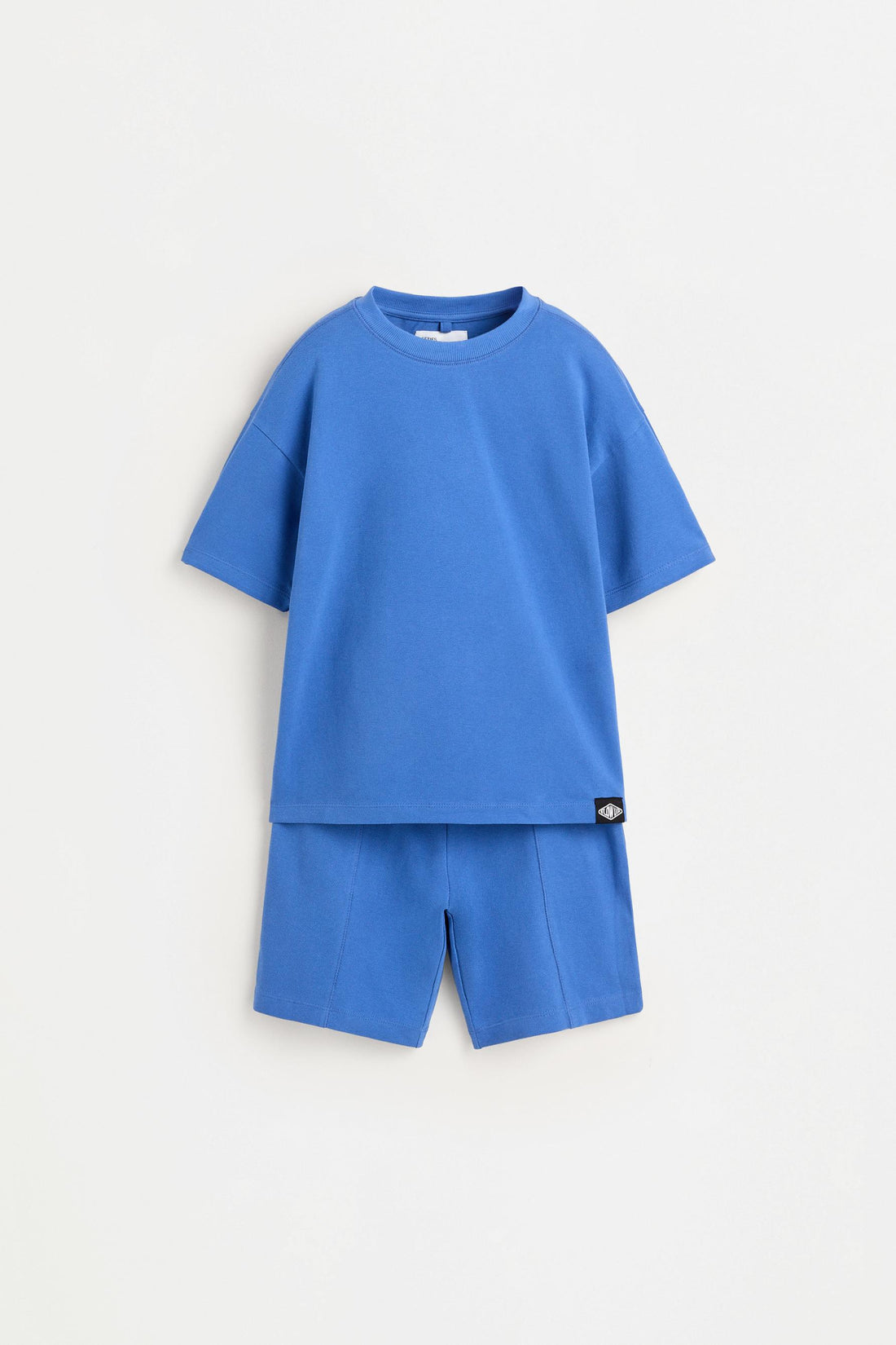 Piqué T-shirt and Bermuda shorts set