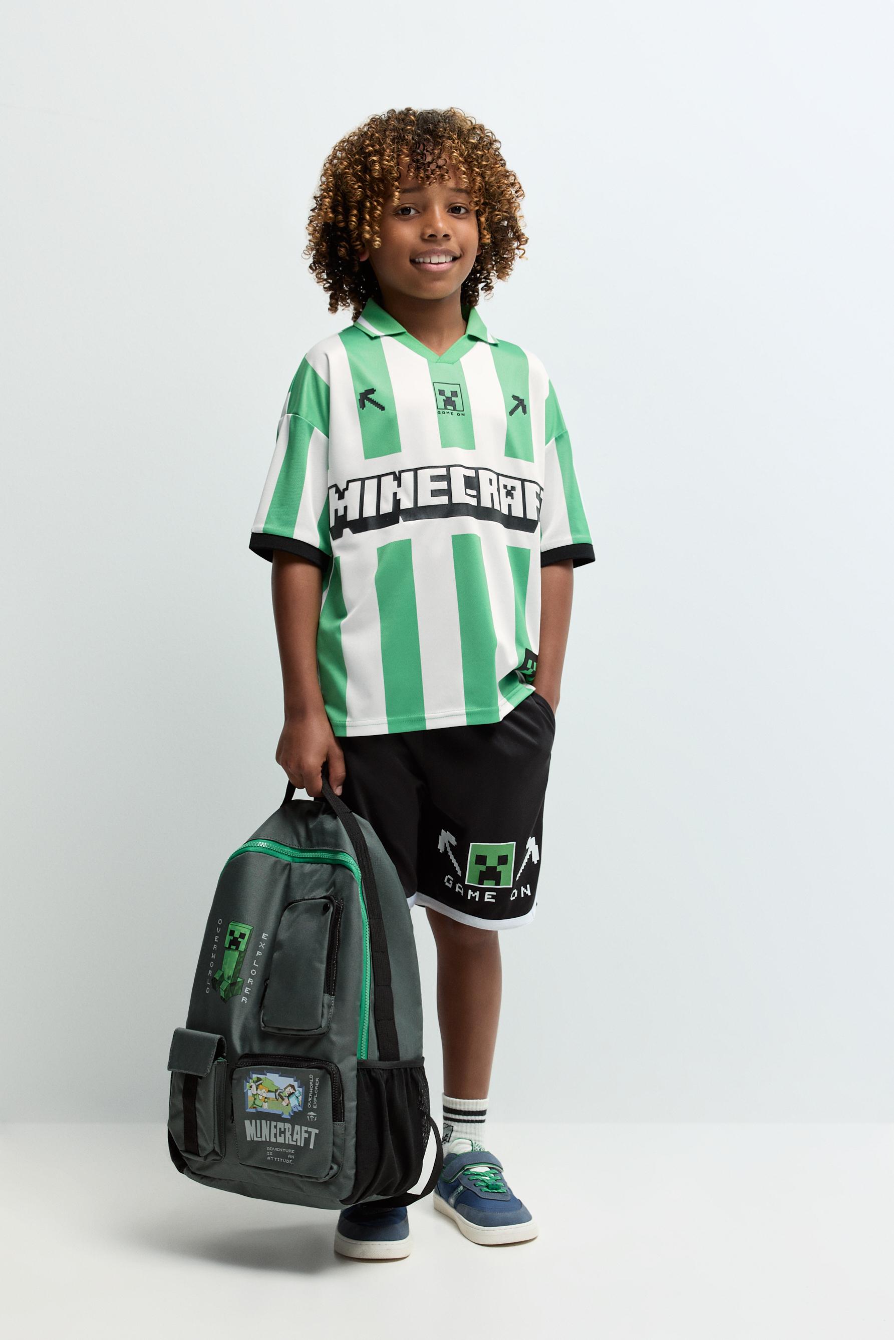Minecraft sports Bermuda shorts