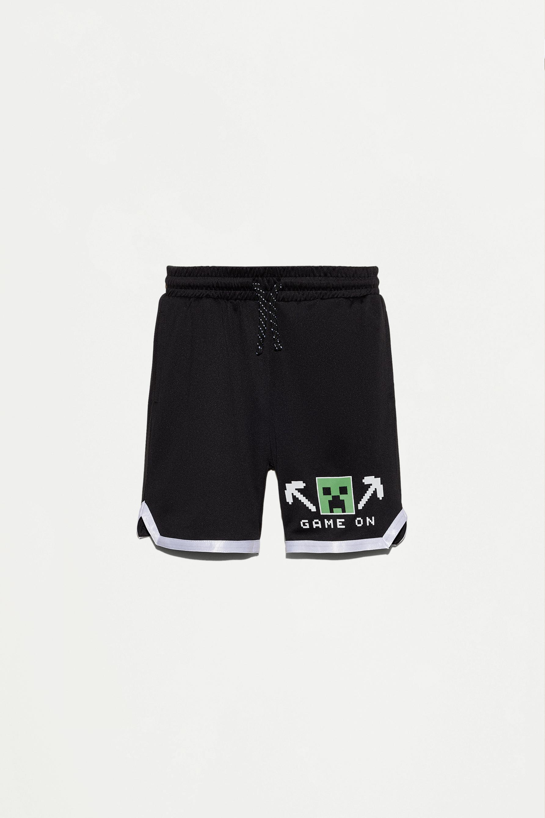 Minecraft sports Bermuda shorts