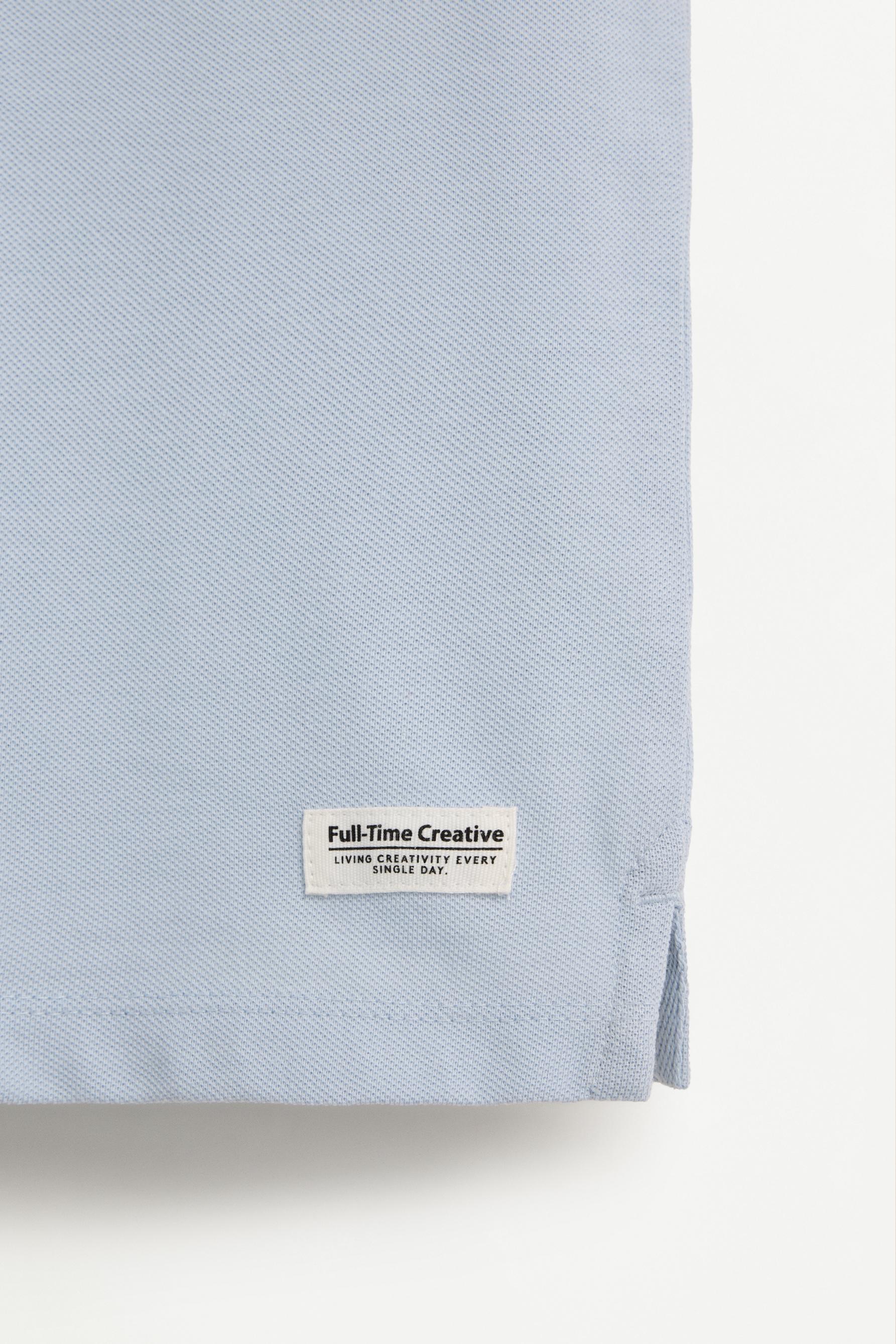 Stand collar polo shirt