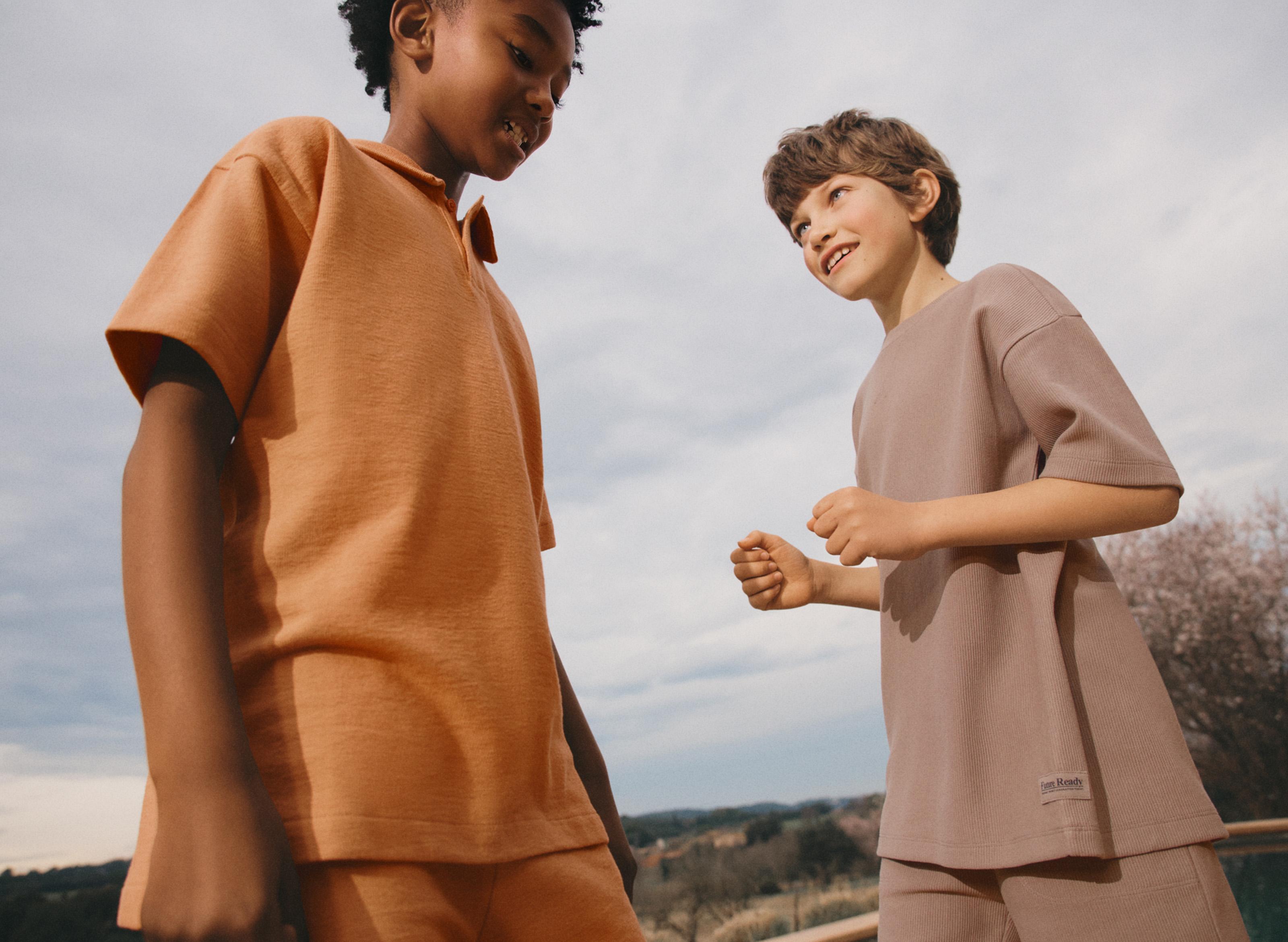 Bias cut polo shirt