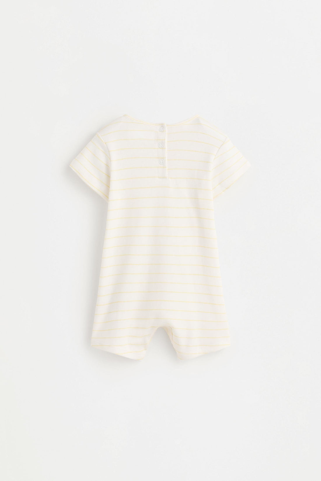 Printed interlock sleepsuit - OFF WHITE / 1-3 months