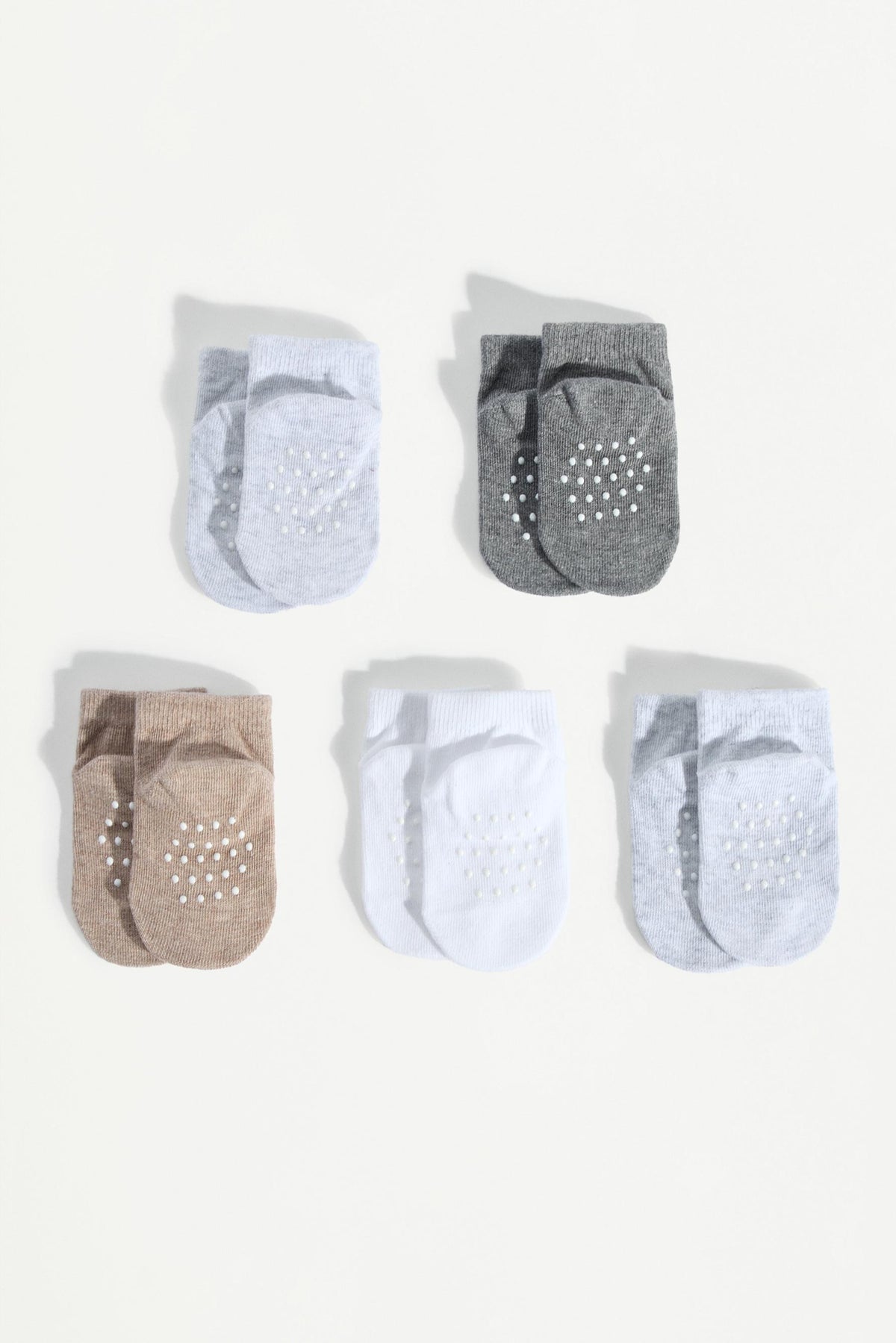 Non-slip short socks (Pack 5)