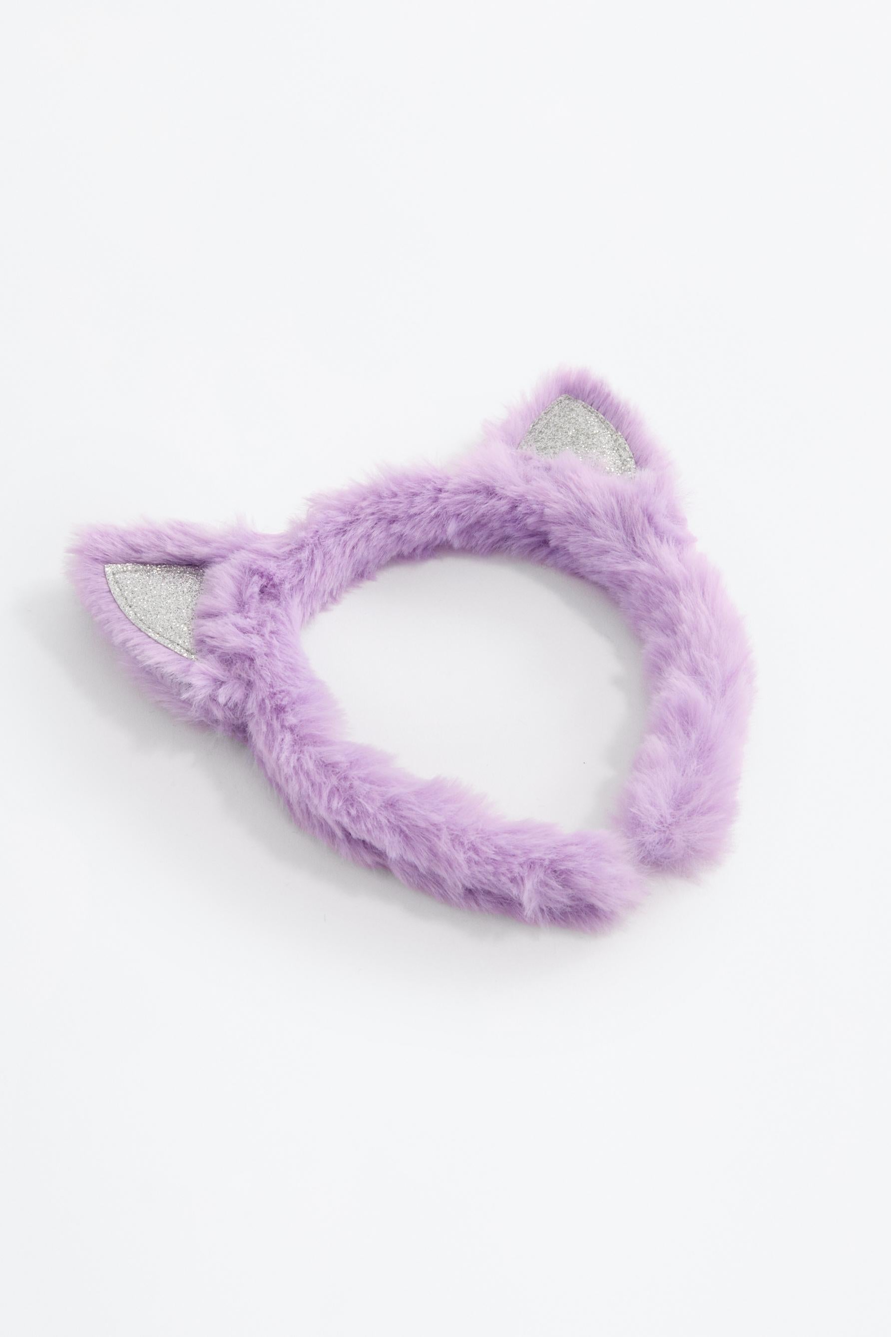 Faux fur cat headband