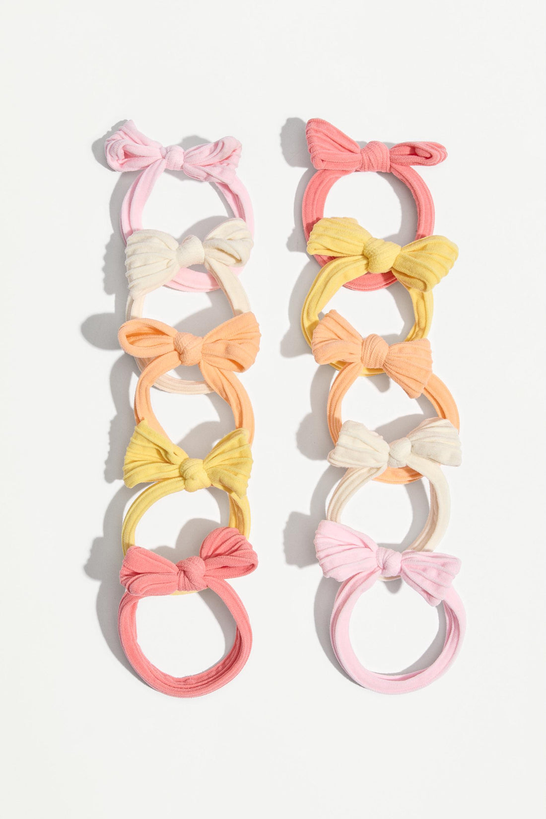 Bow hair ties (10-pack)