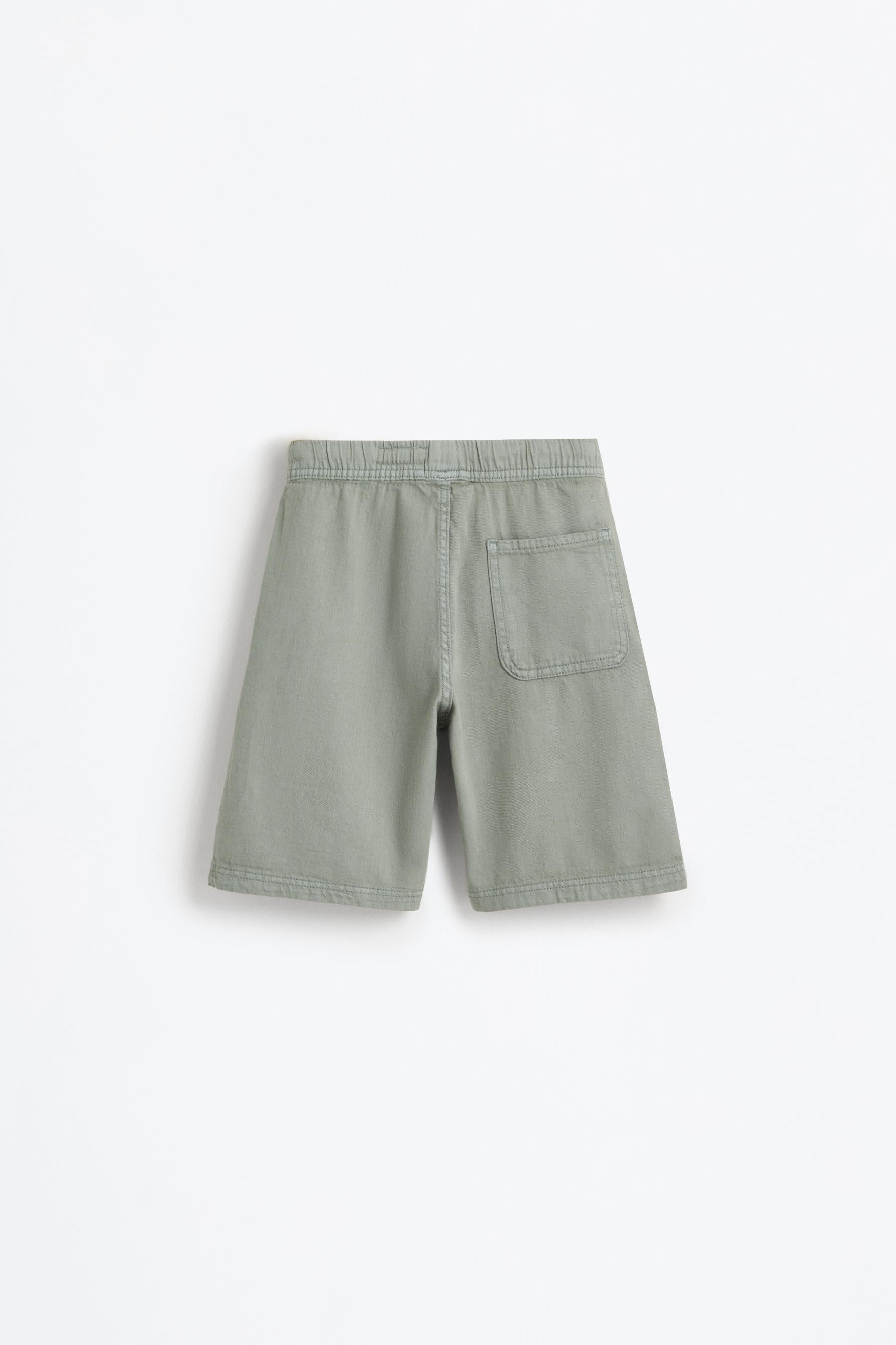Denim jogger Bermuda shorts