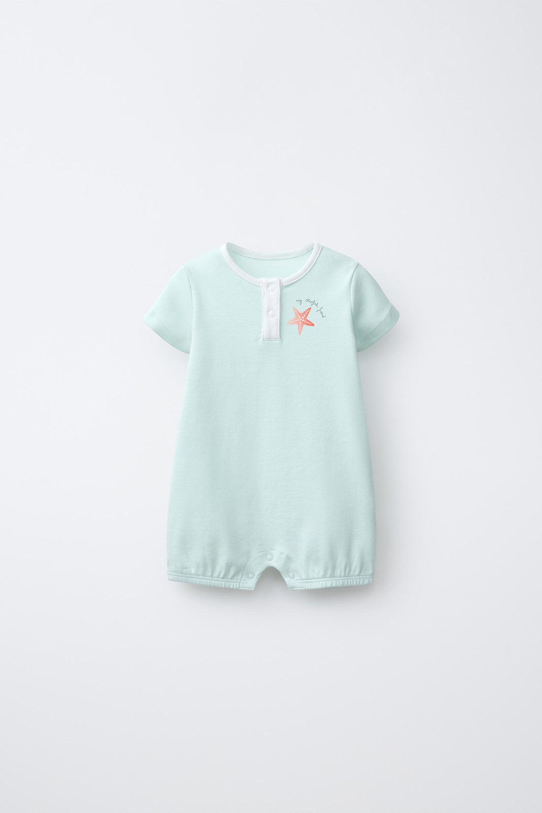 TWO-PACK OF SEA PRINT SLEEPSUITS