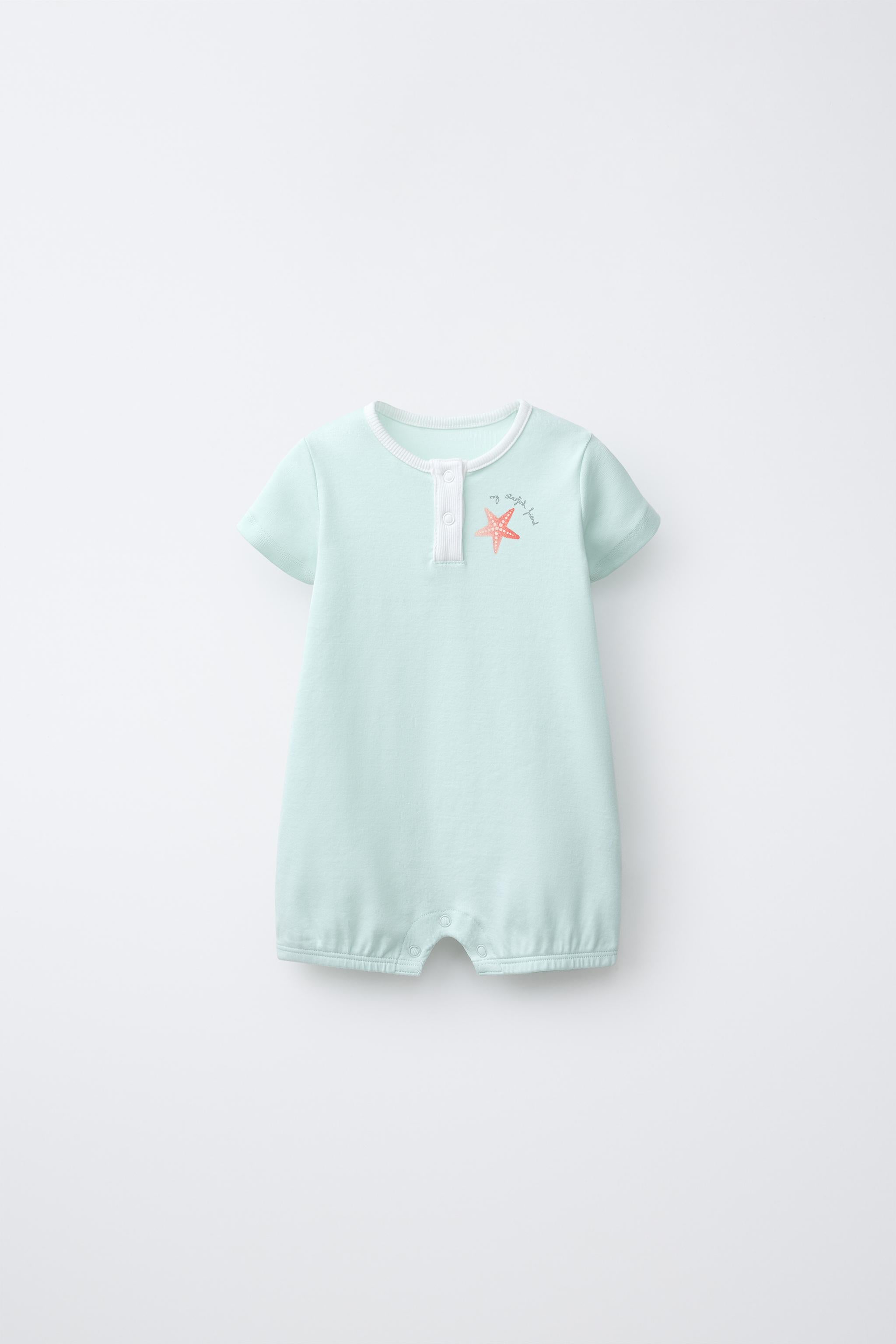 TWO-PACK OF SEA PRINT SLEEPSUITS