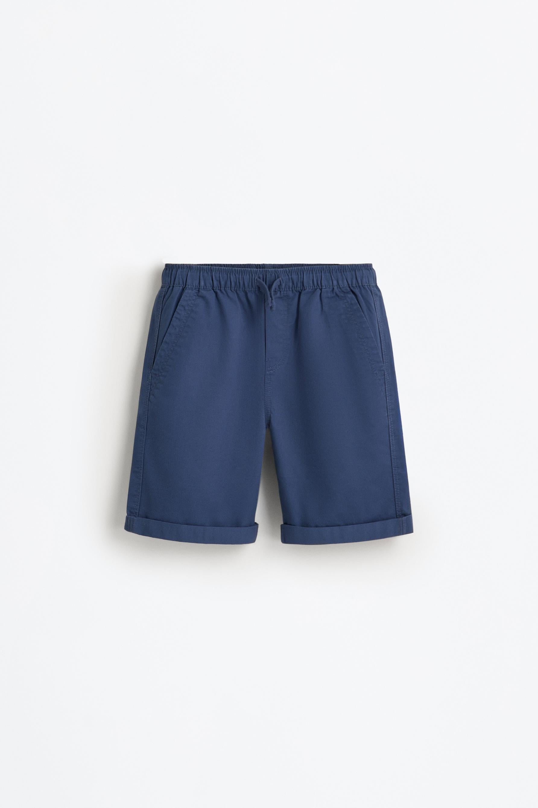 Jogger Bermuda shorts - INK BLUE / 11-12 years