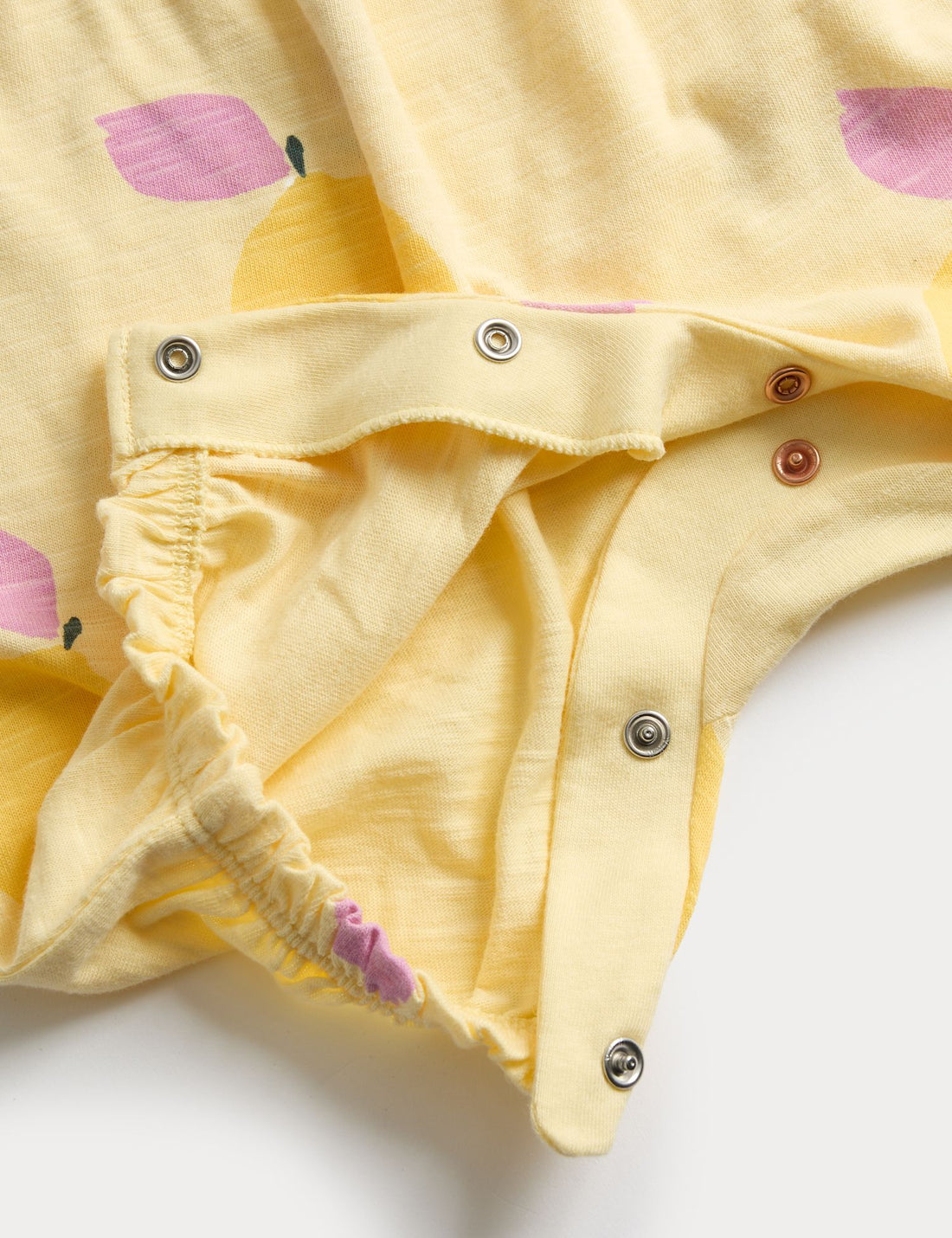 Pure Cotton Lemon Print Romper (0-3 Yrs)