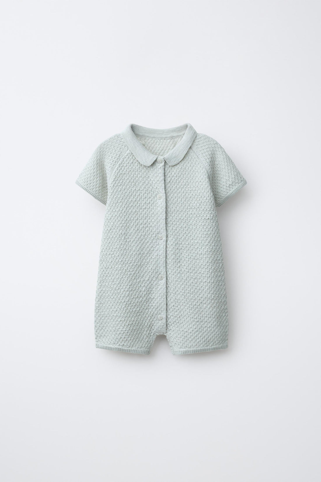 TEXTURED KNIT PLAYSUIT