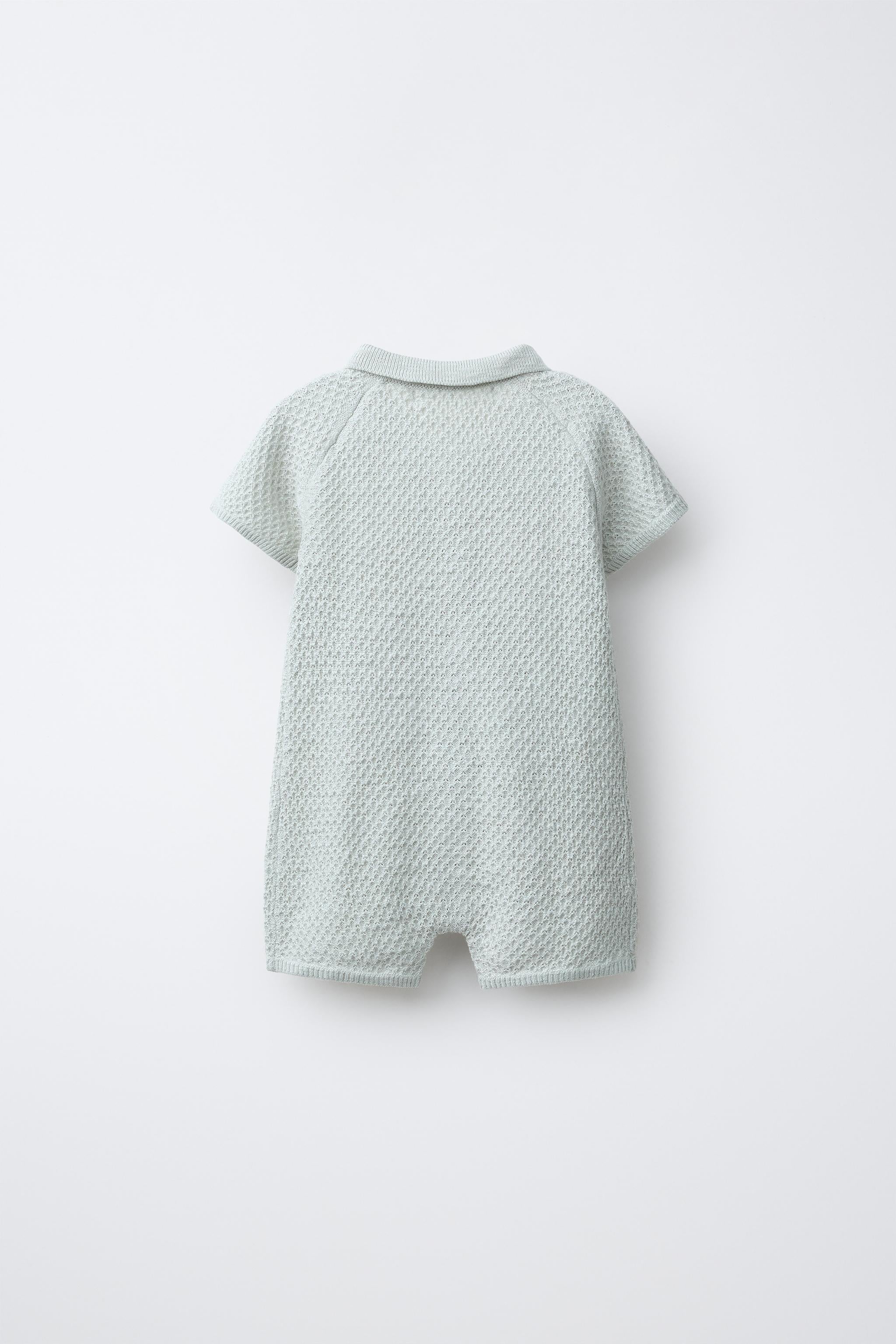 TEXTURED KNIT PLAYSUIT