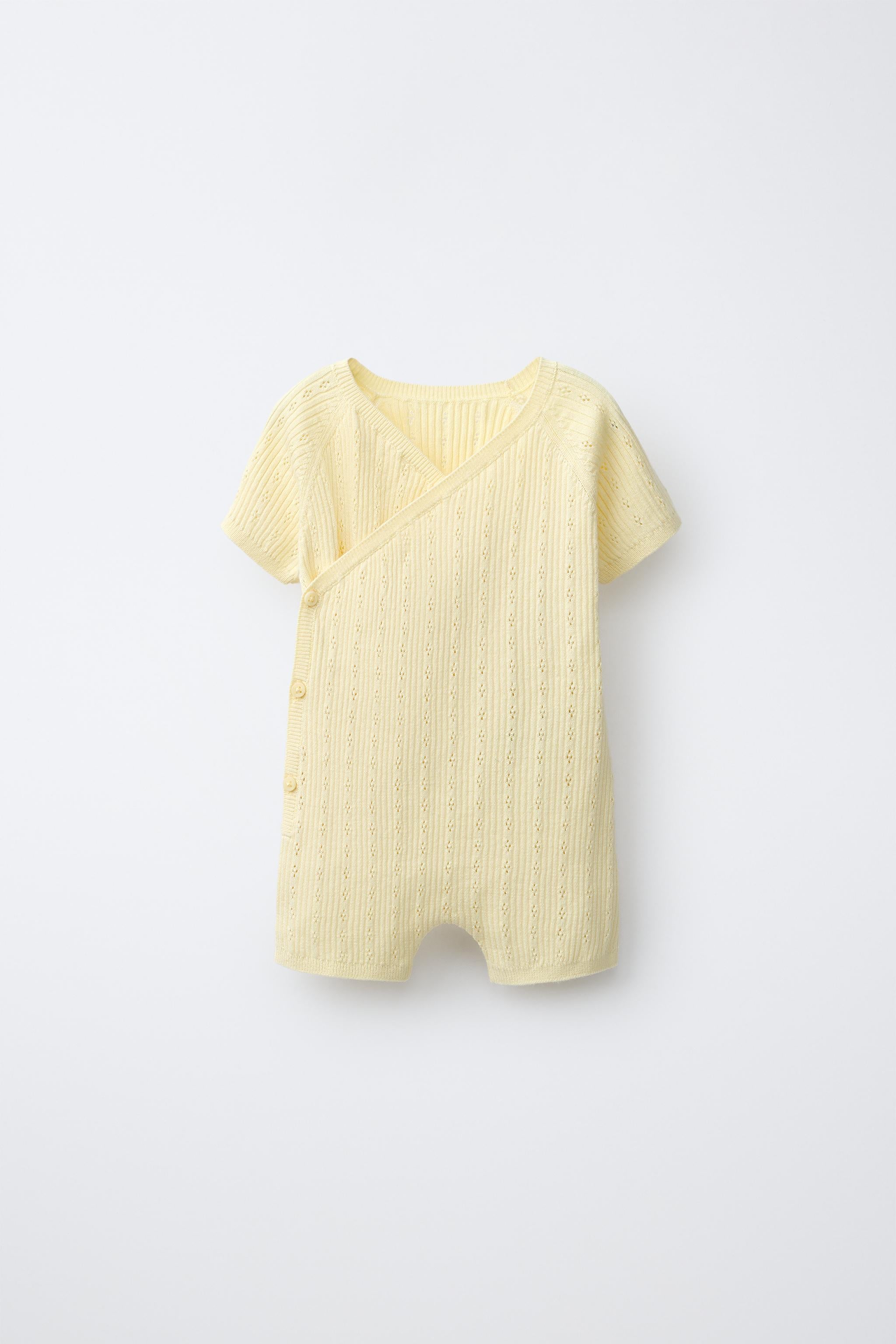 POINTELLE KNIT PLAYSUIT