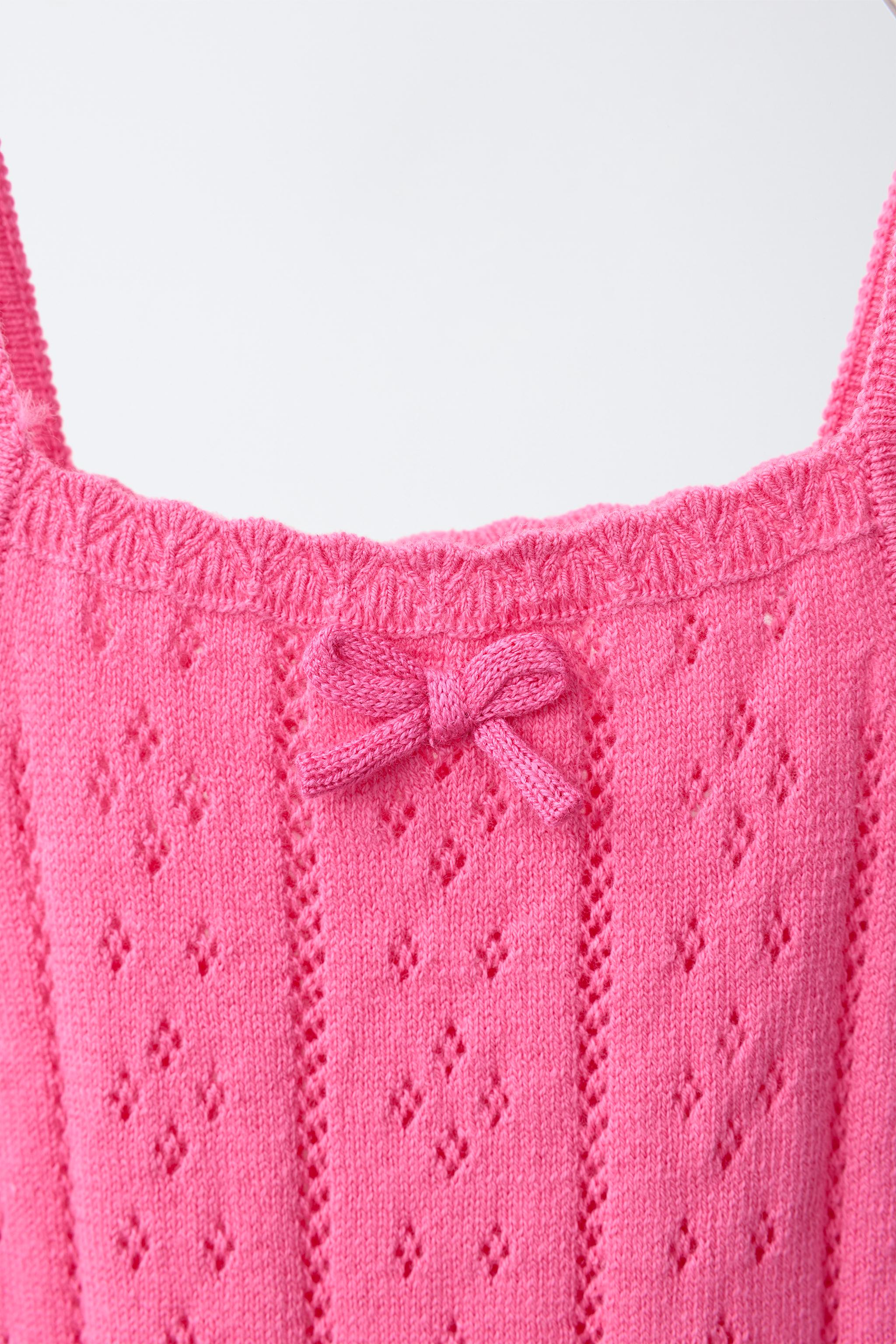 POINTELLE KNIT ROMPER