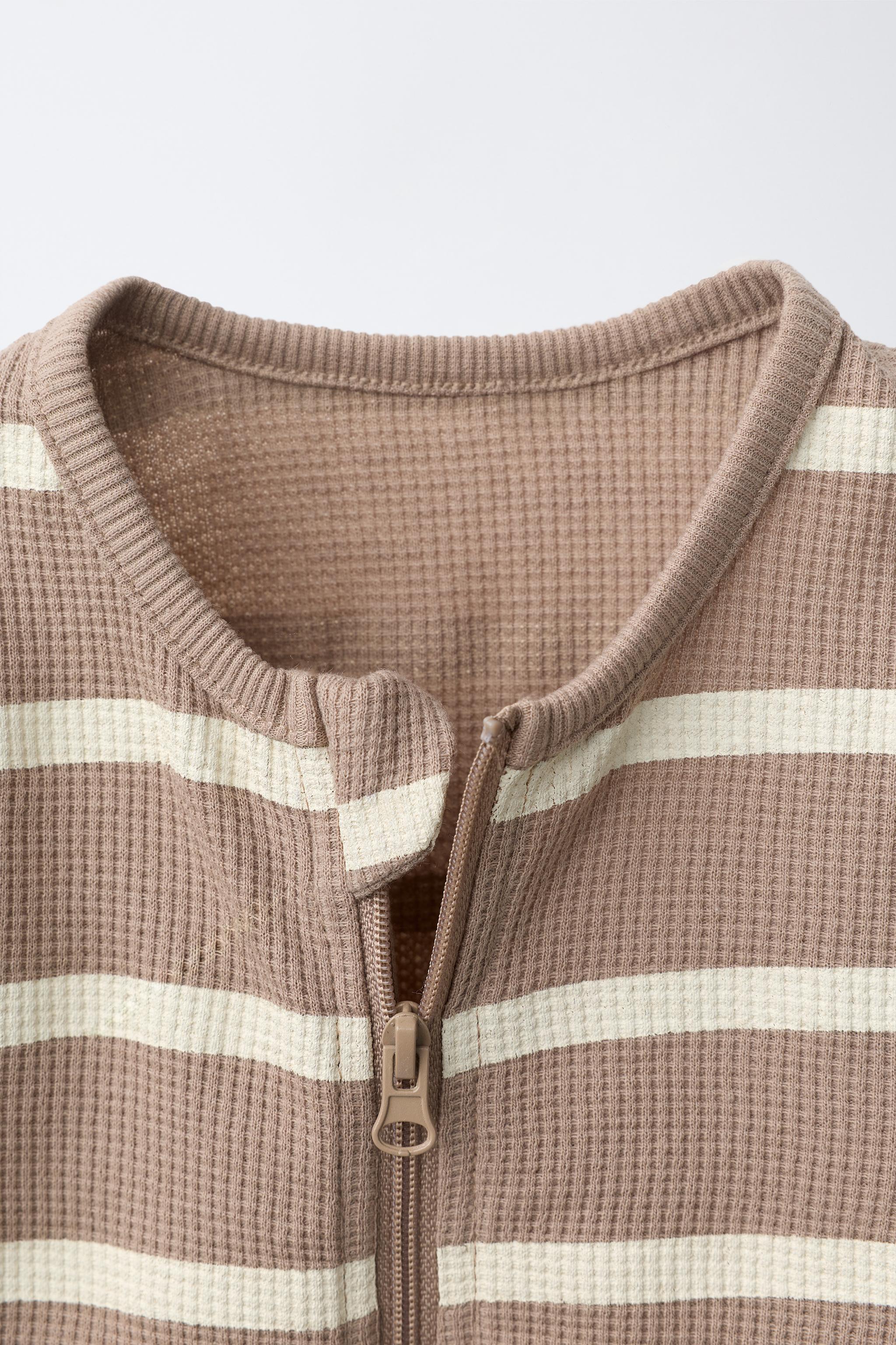 SHORT WAFFLE-KNIT PYJAMAS