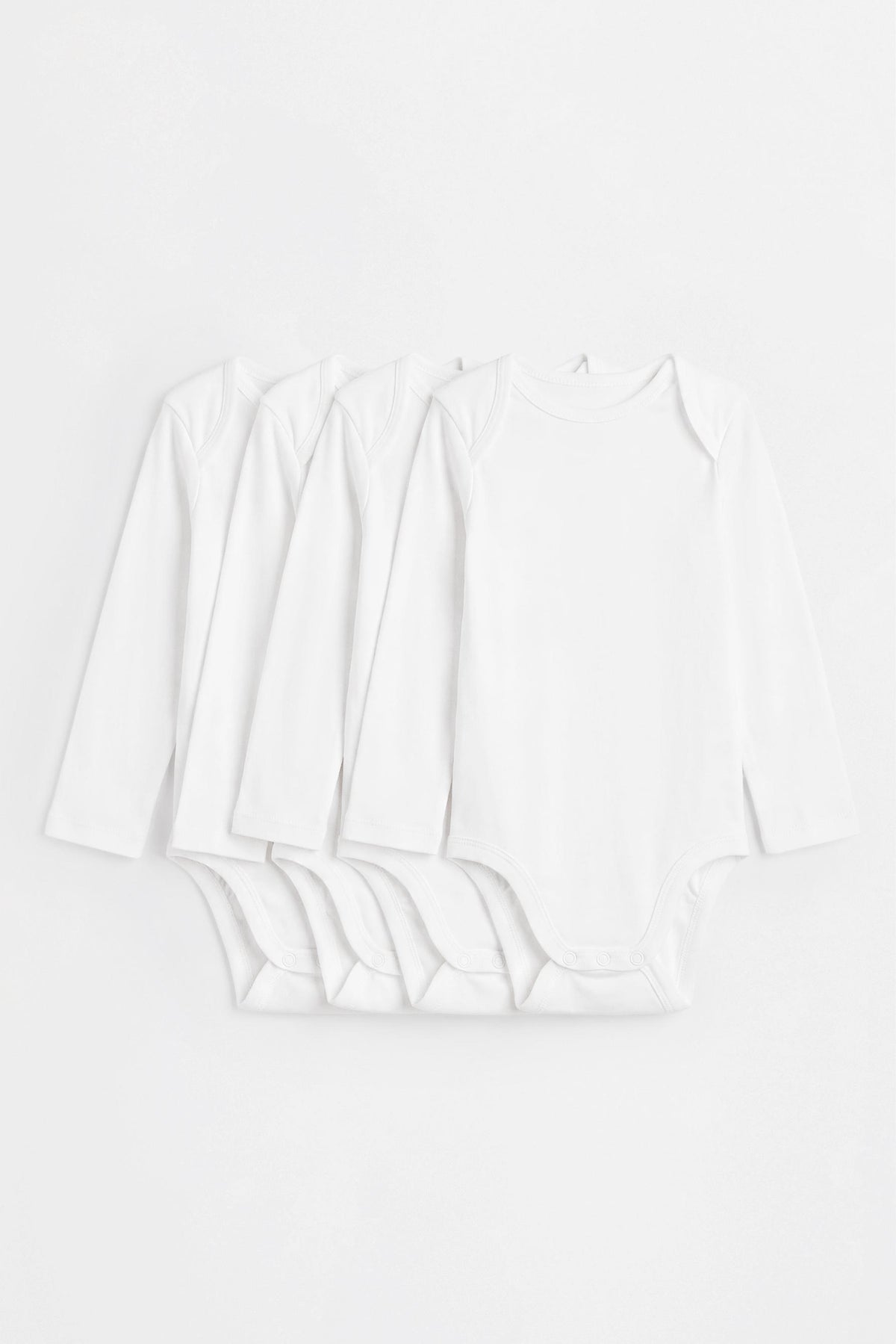 Long sleeve bodysuits (4-pack)