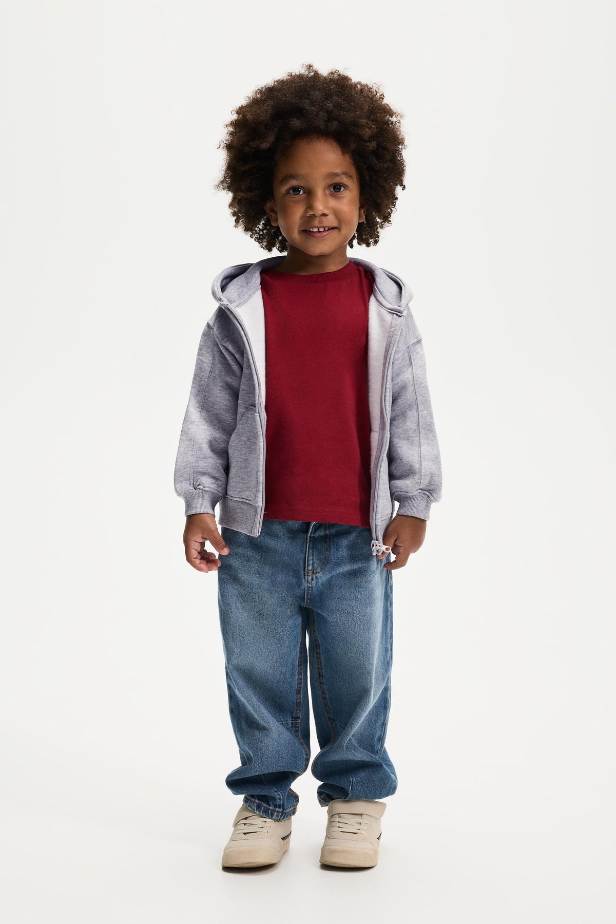Zip-up sweatshirt