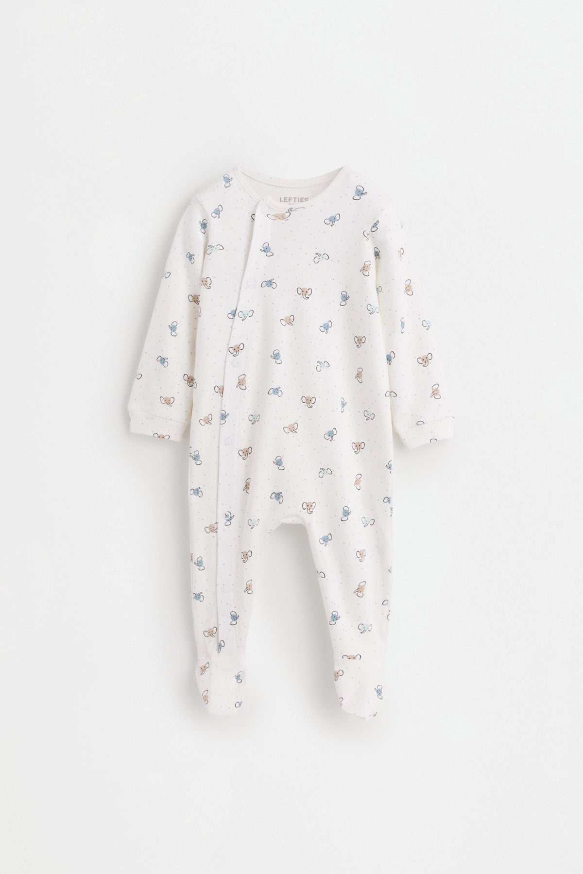Printed interlock sleepsuit