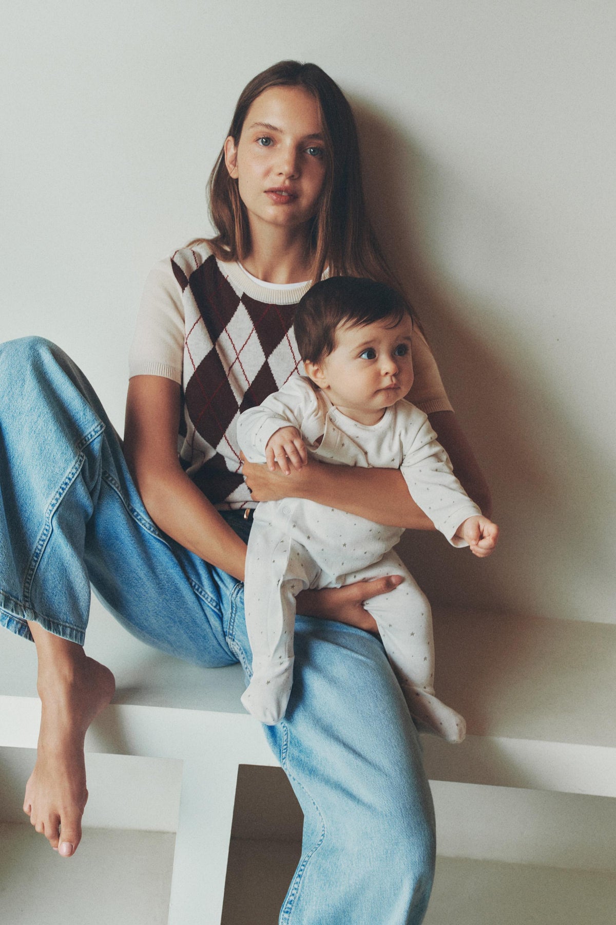 Printed interlock sleepsuit
