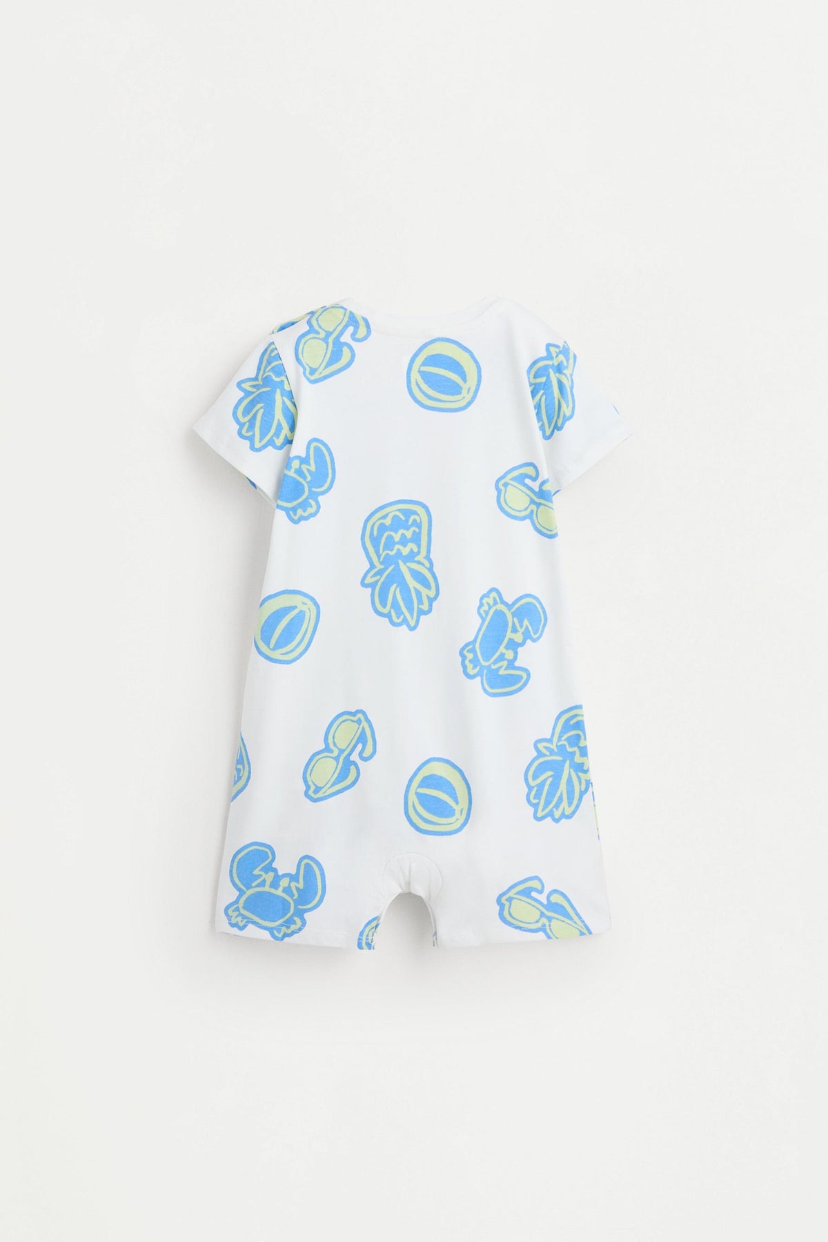 All-over printed sleepsuit