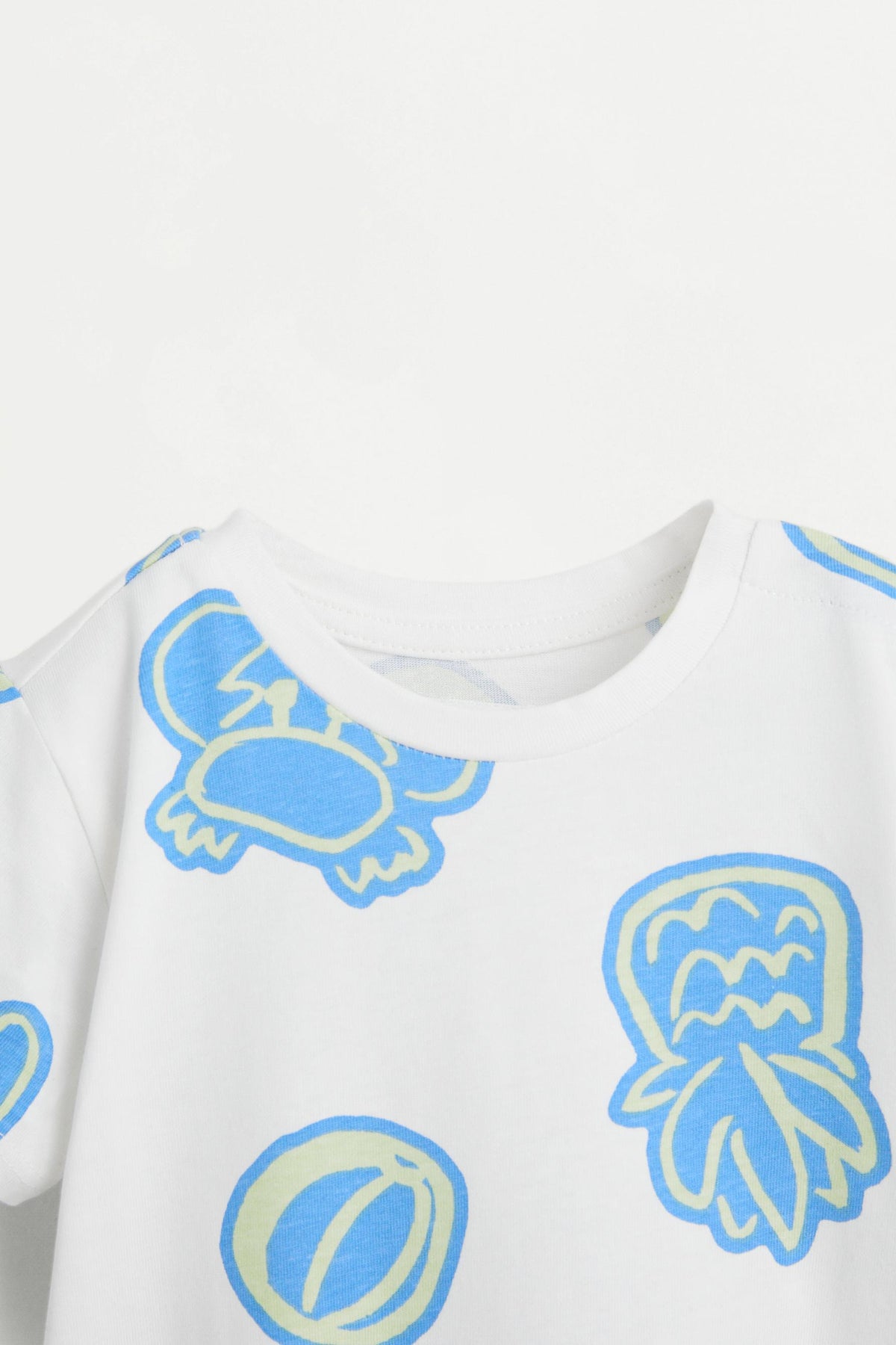 All-over printed sleepsuit