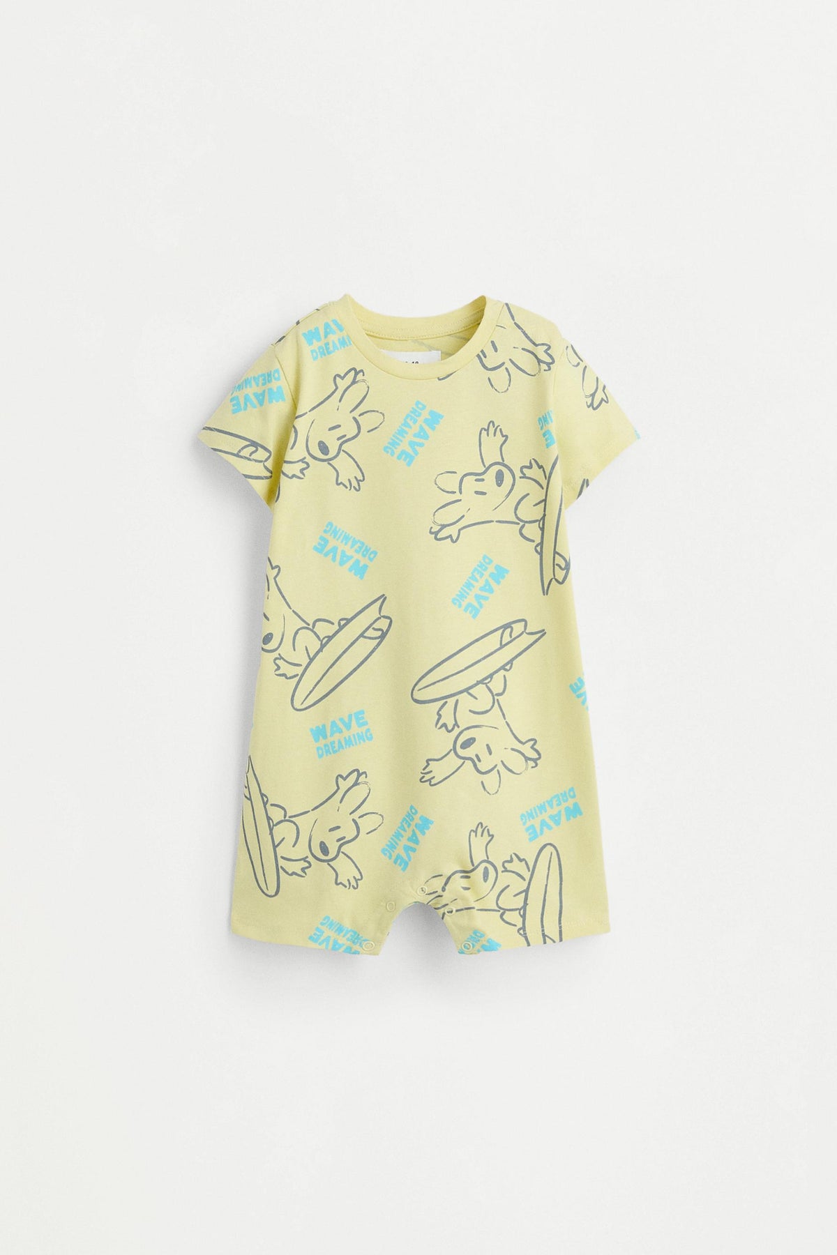 All-over printed sleepsuit