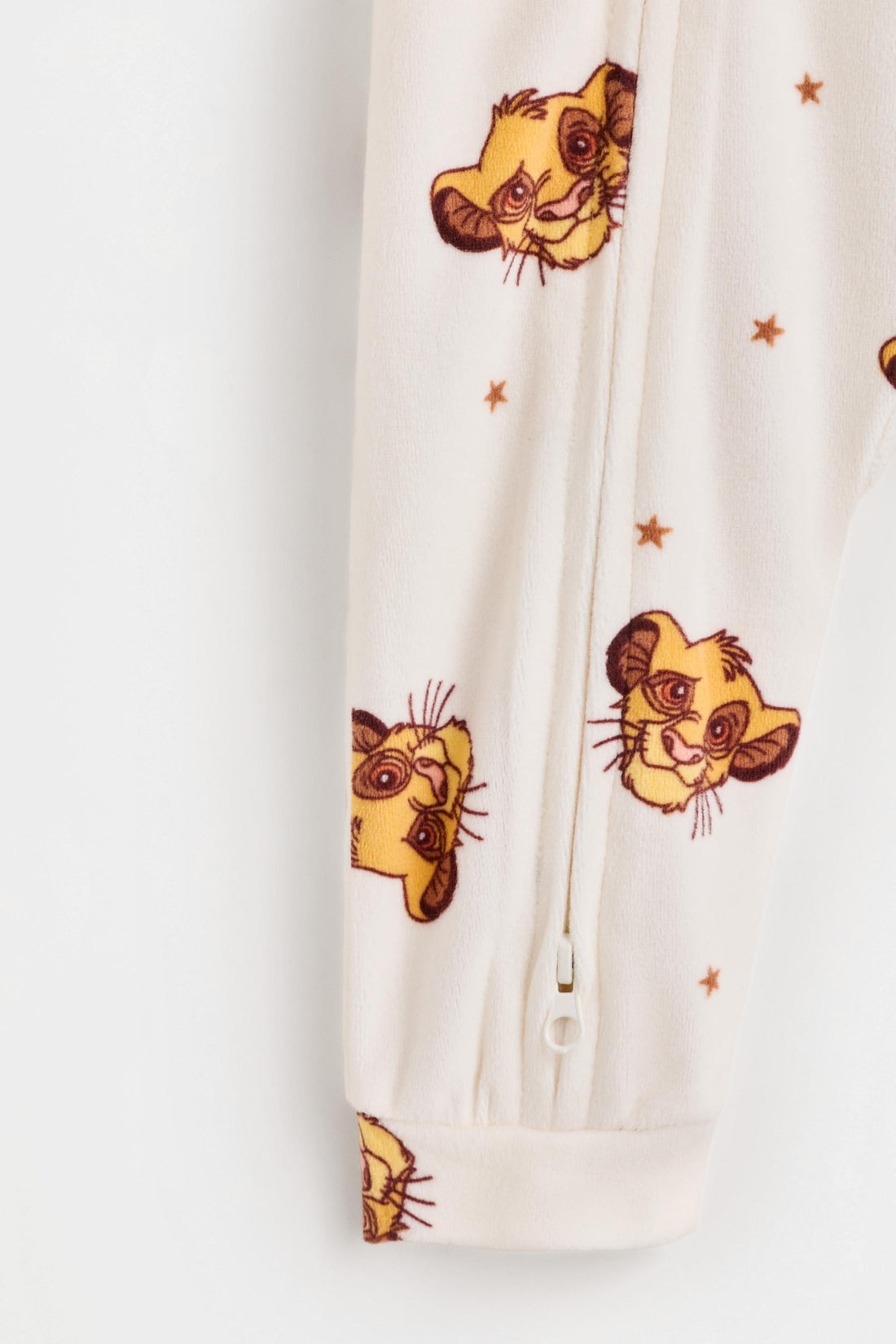 Pack 2 Simba ©Disney velvety sleepsuits