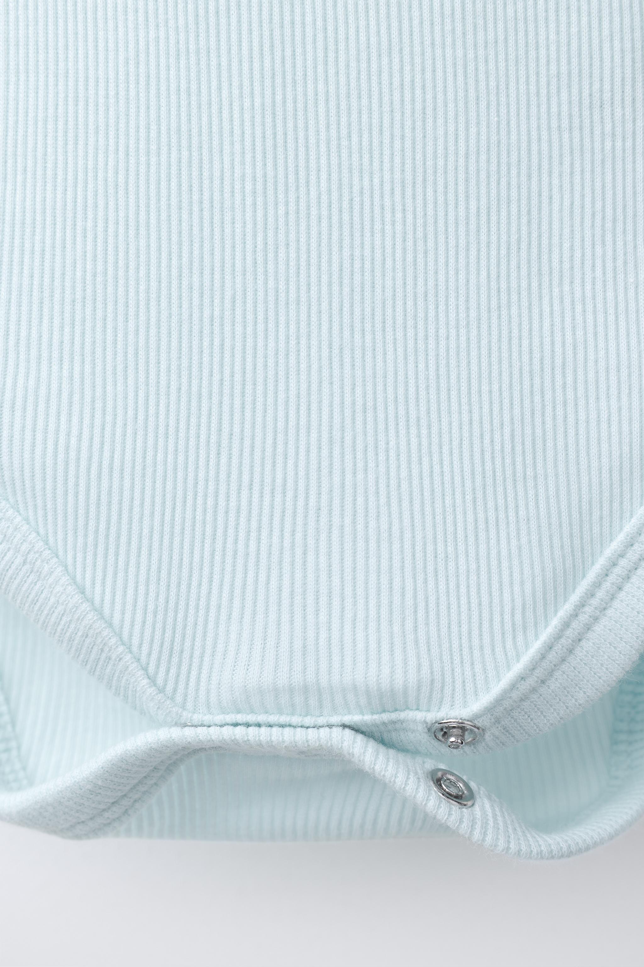5-PACK OF HENLEY SHORT SLEEVE BODYSUITS