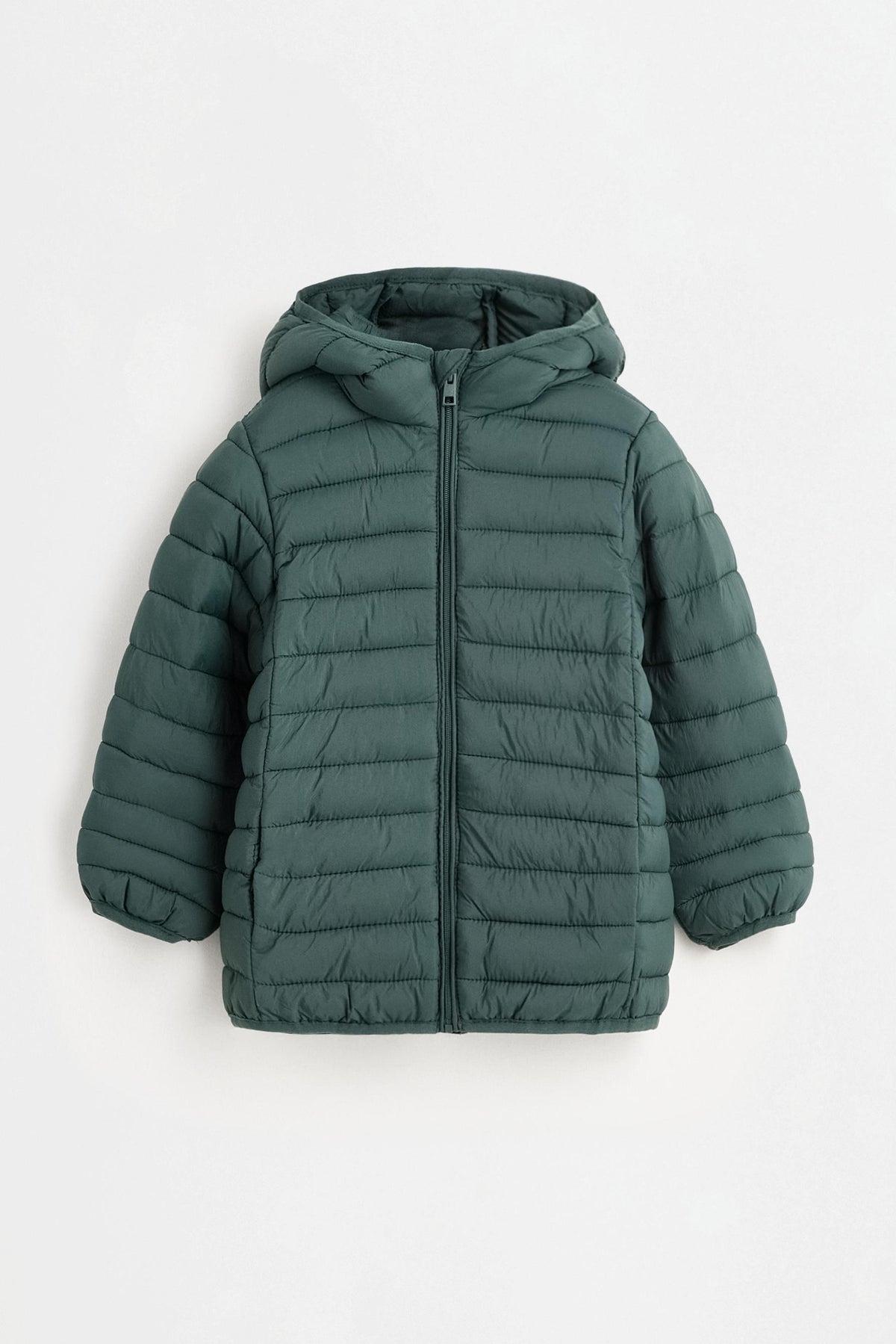 Lightweight quilted hooded jacket