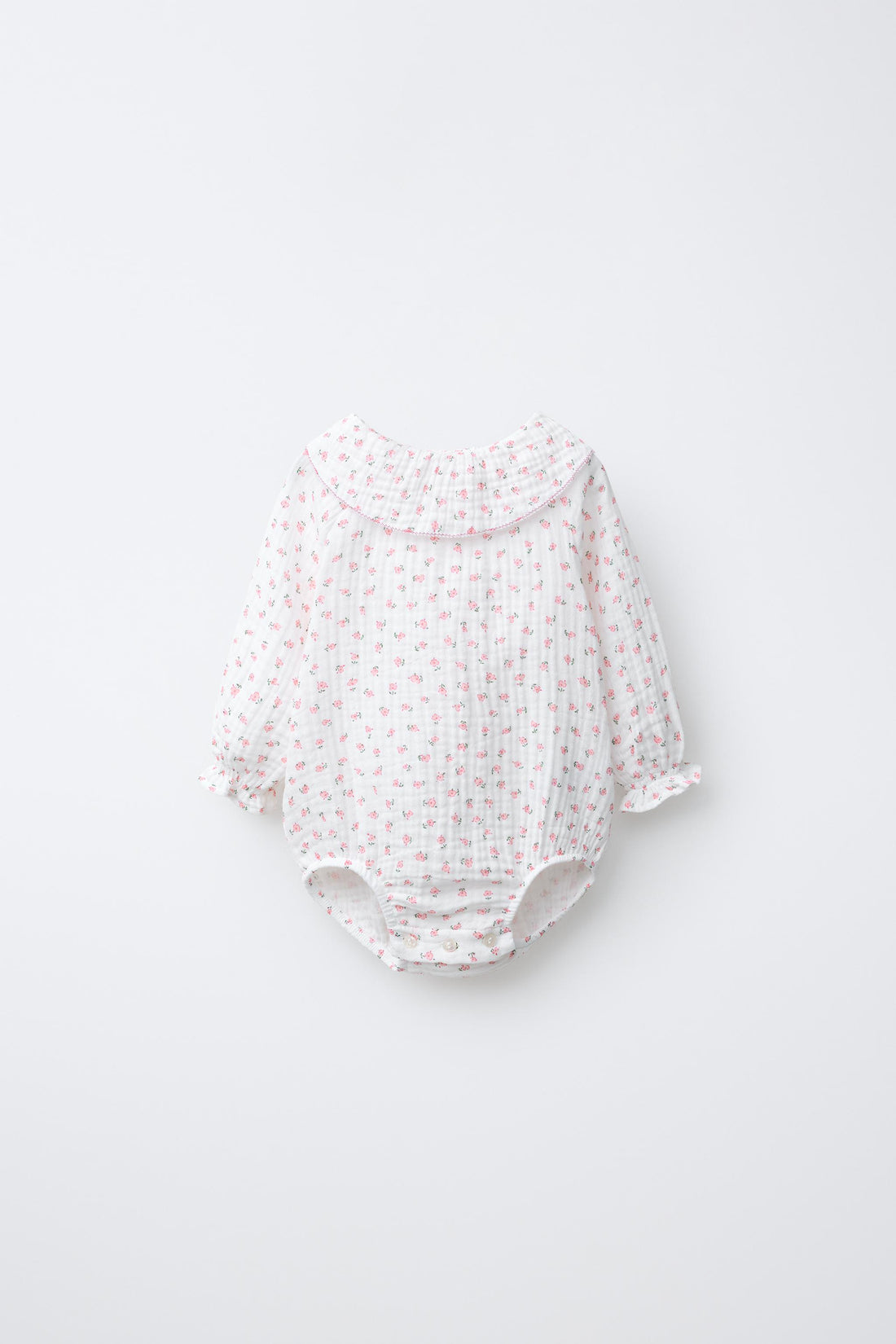 TEXTURED FLORAL BODYSUIT - Oyster-white / 12-18 months (86 cm)
