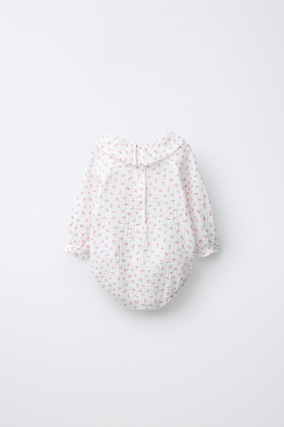 TEXTURED FLORAL BODYSUIT