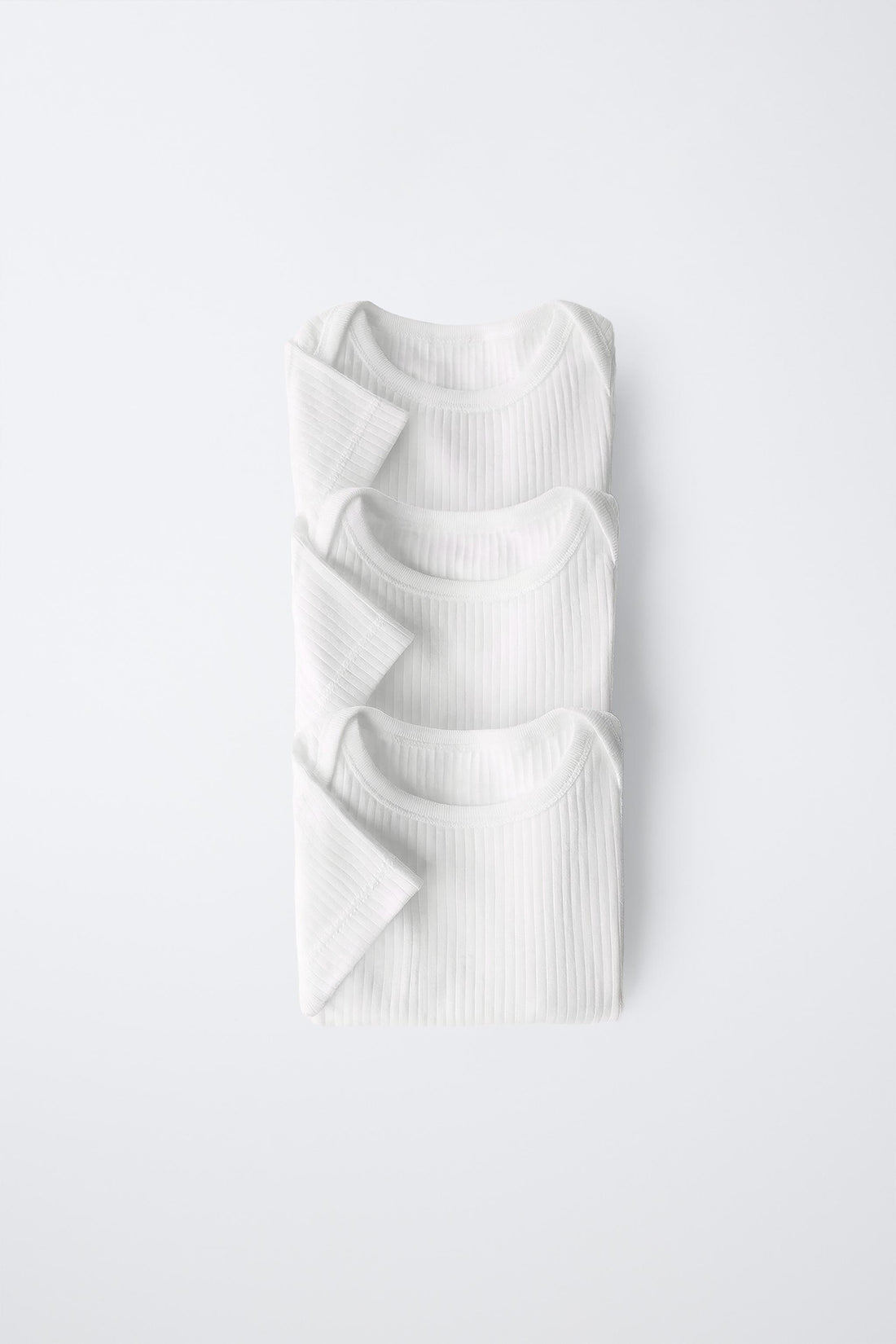 3-PACK OF SHORT SLEEVE BODYSUITS - White / 12-18 months (86 cm)