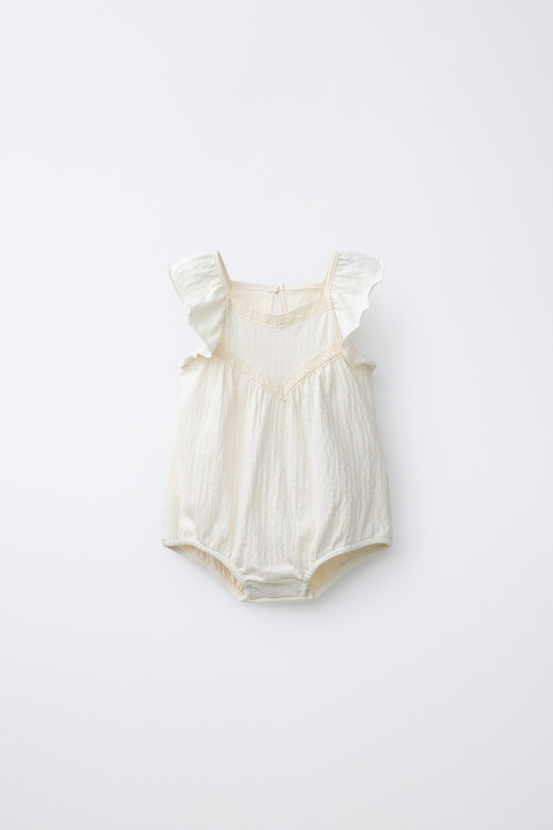 ROMANTIC LACE BODYSUIT - Light ecru / 12-18 months (86 cm)